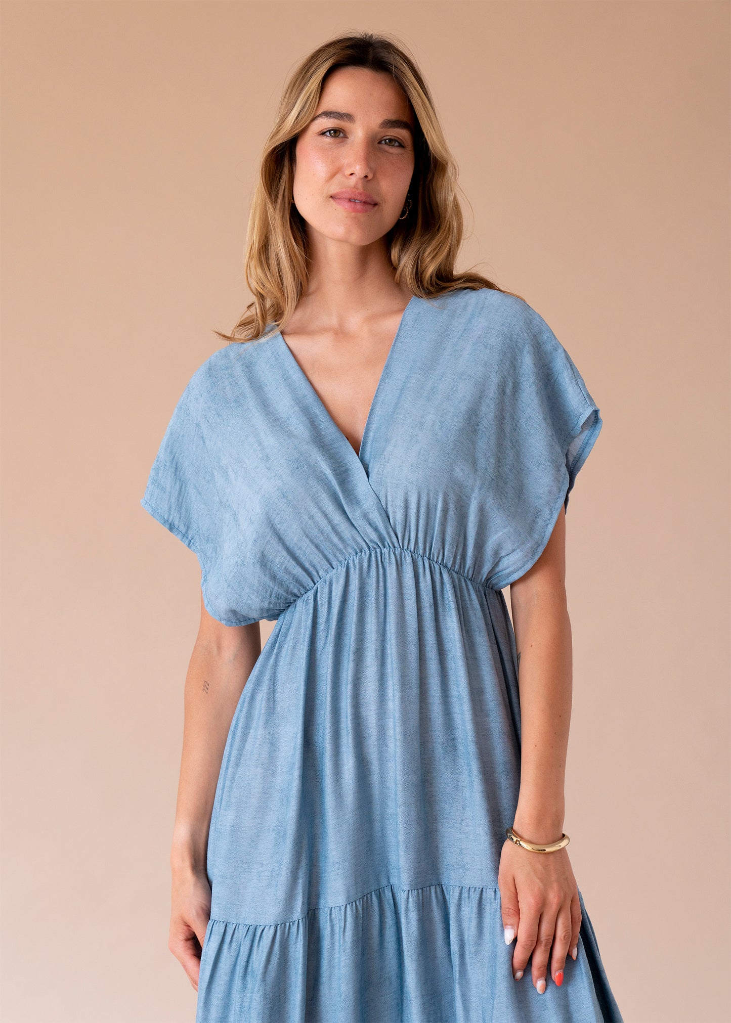 Vestido Acque volantes largo
