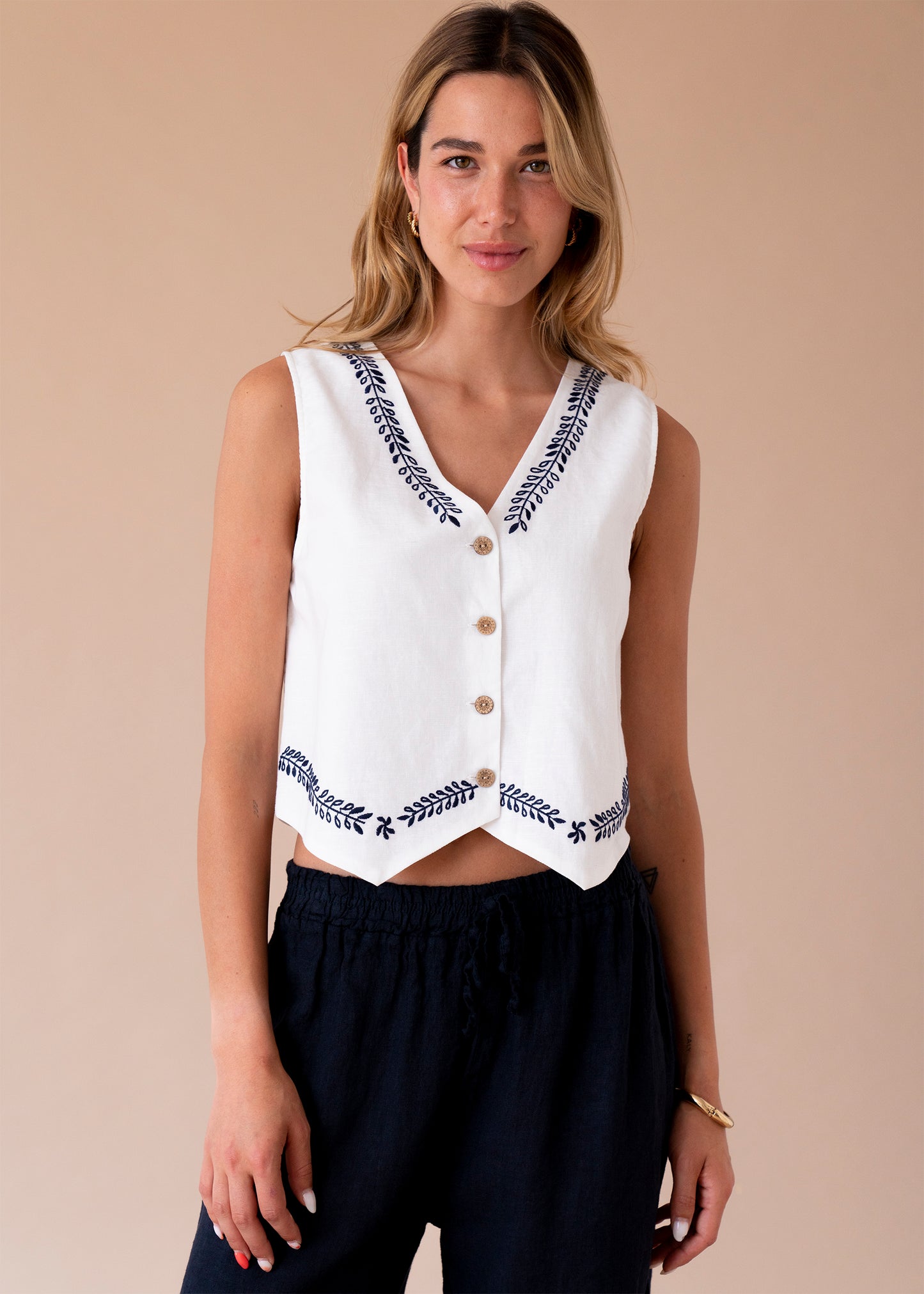 Chaleco lino