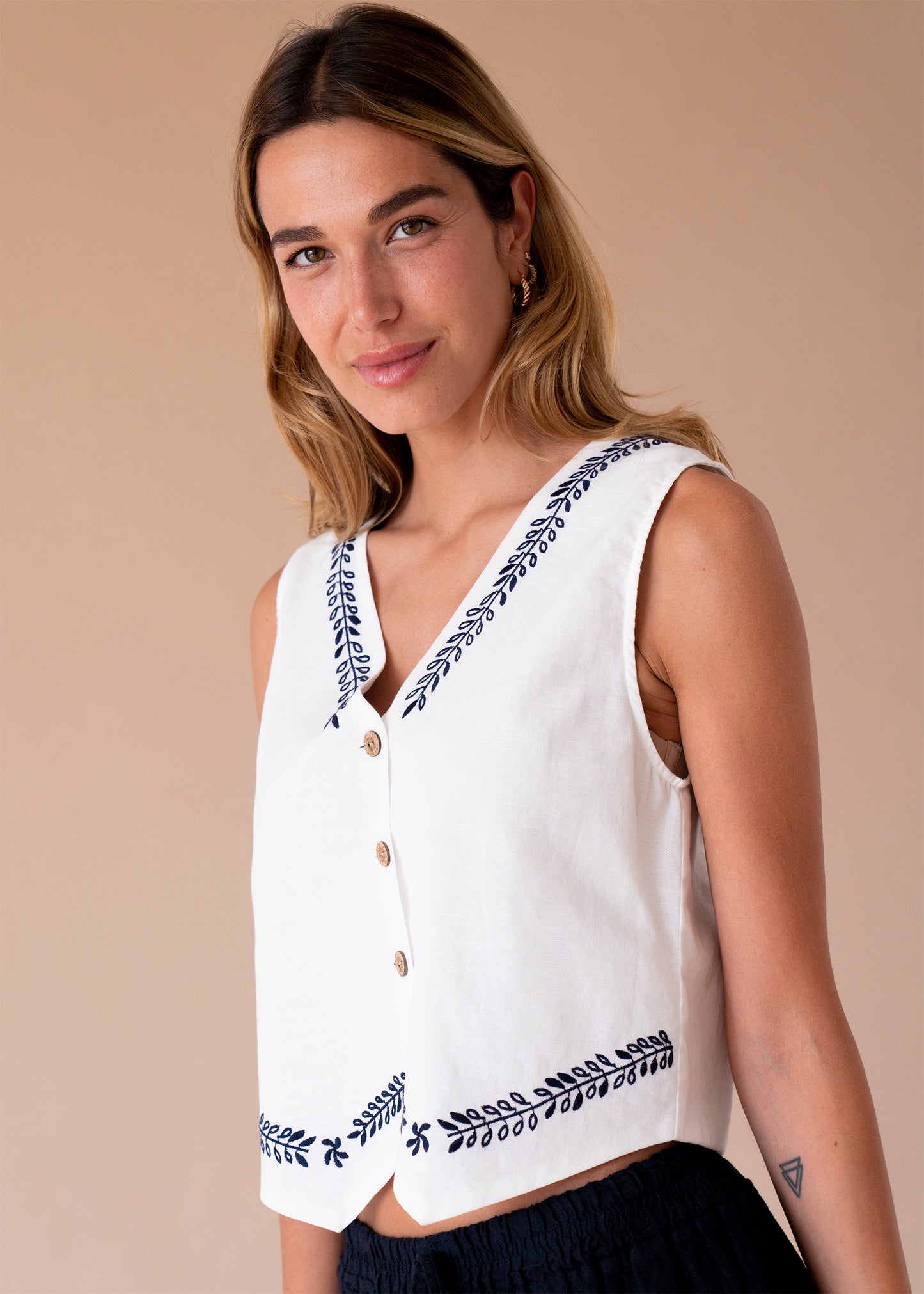 Chaleco lino