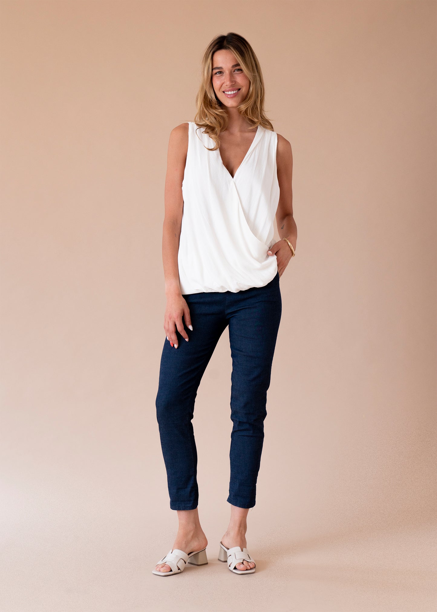 Pantalones denim estrechos