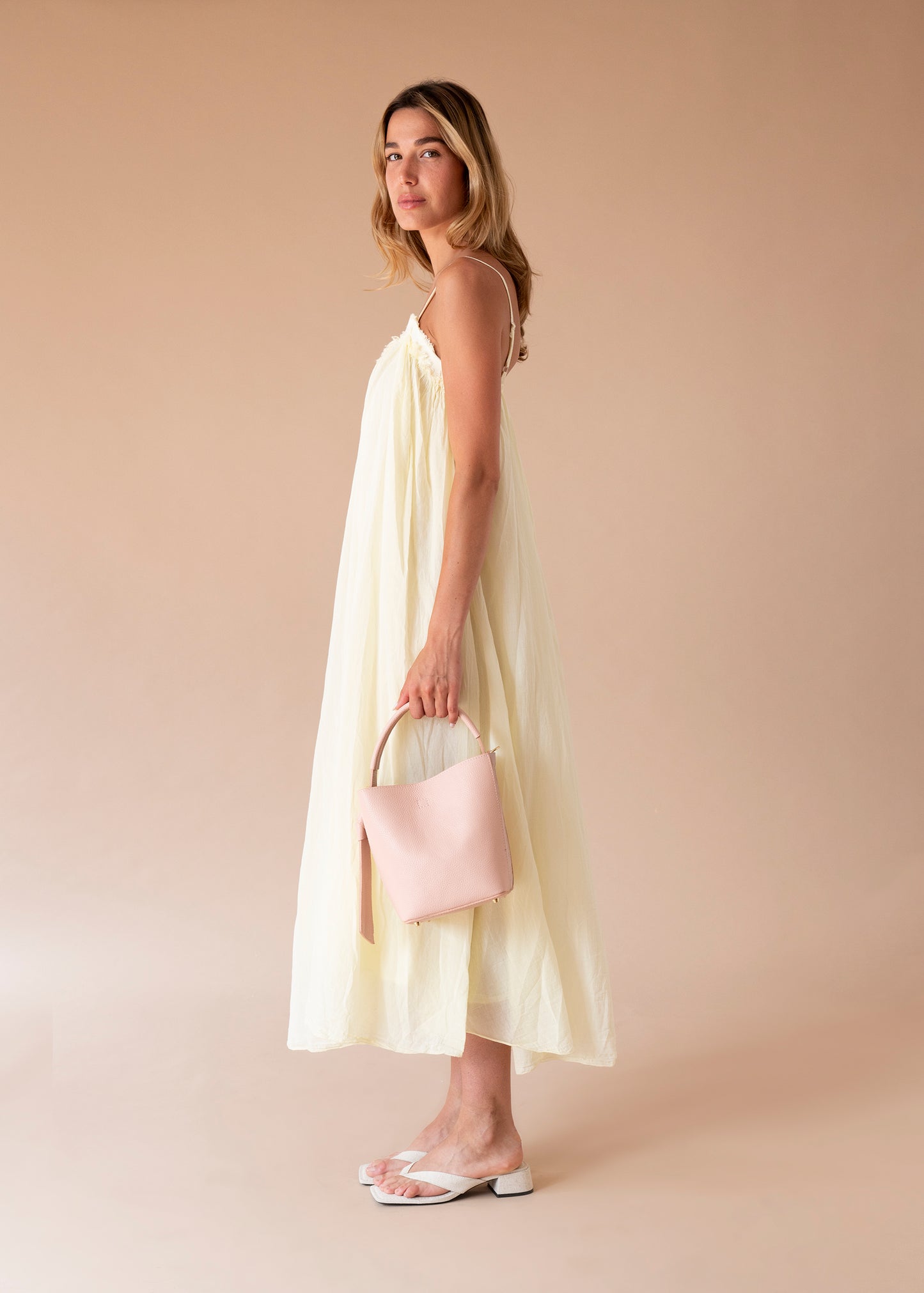 Vestido voile largo