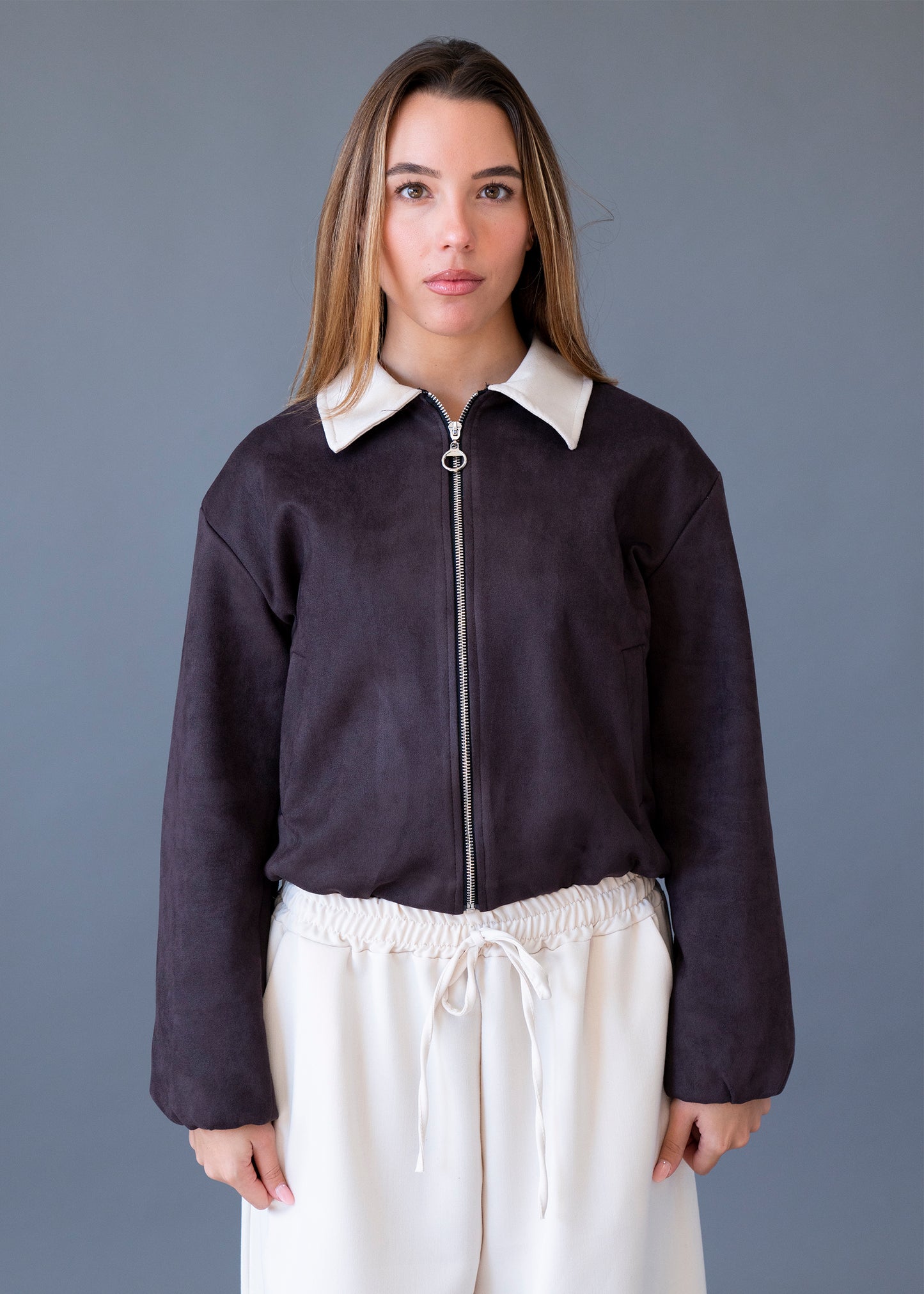 Cazadora contraste antelina