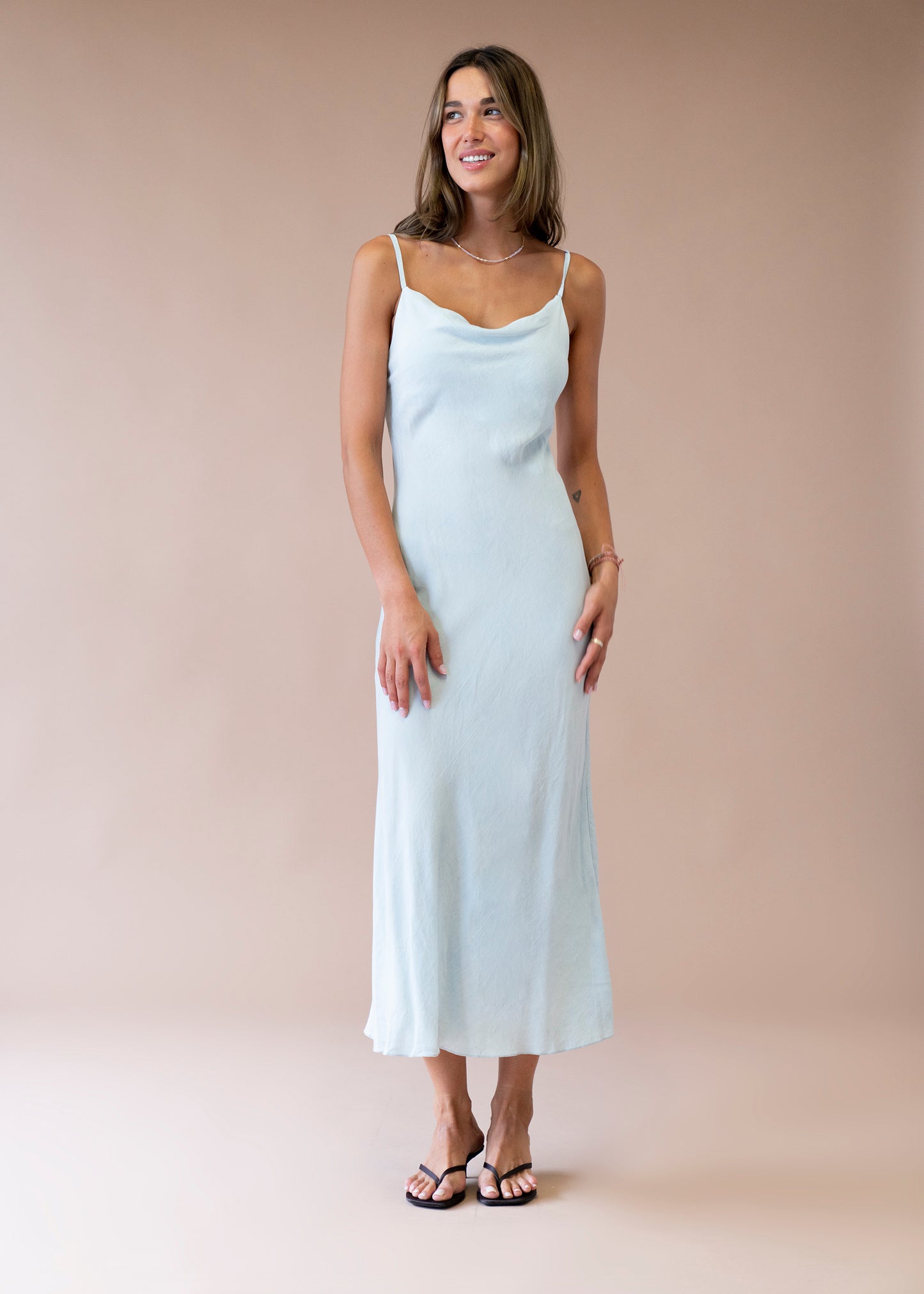 Vestido midi denim