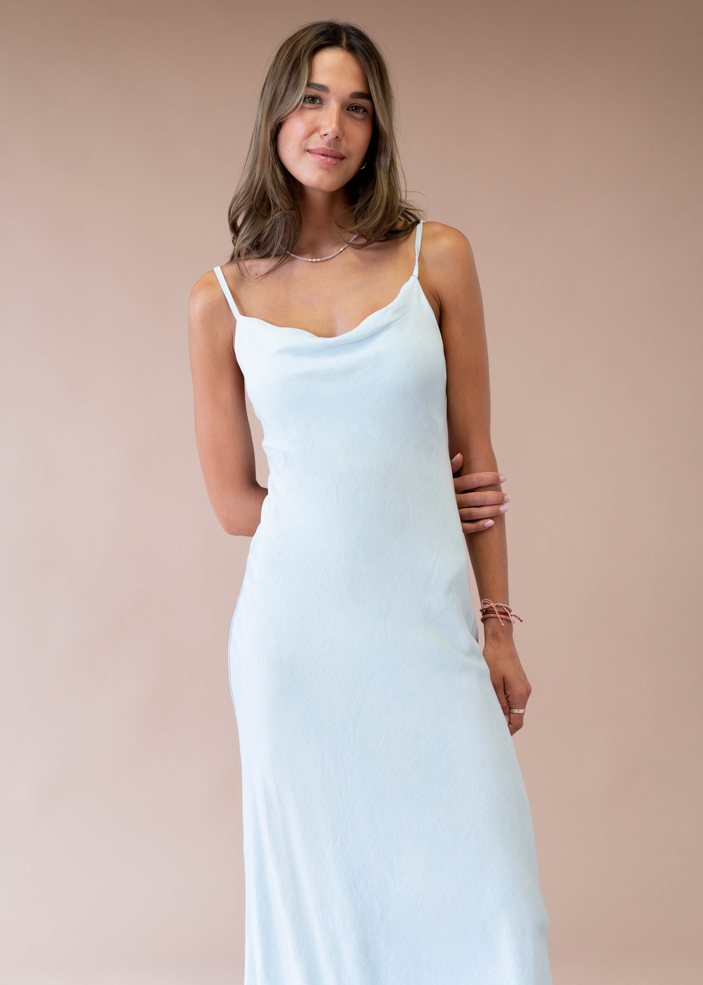Vestido midi denim