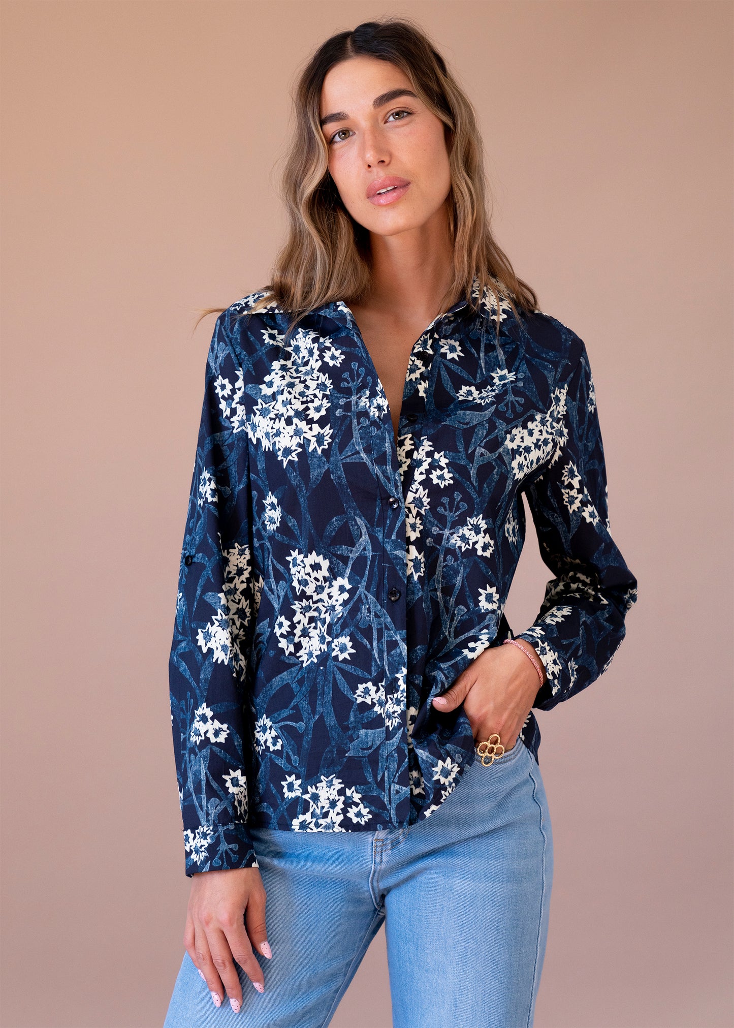 Camisa flores