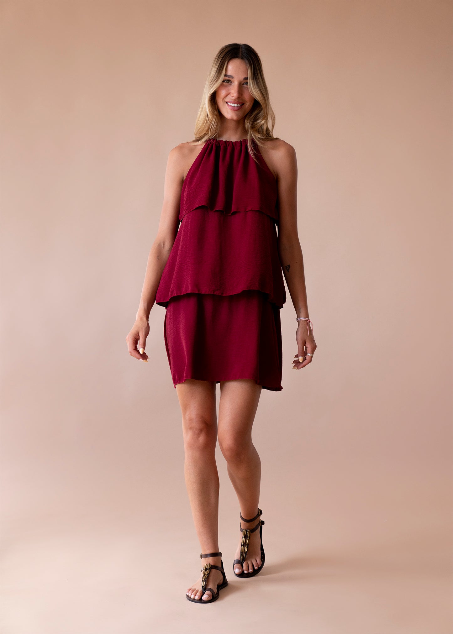 Vestido Sasha volants curt
