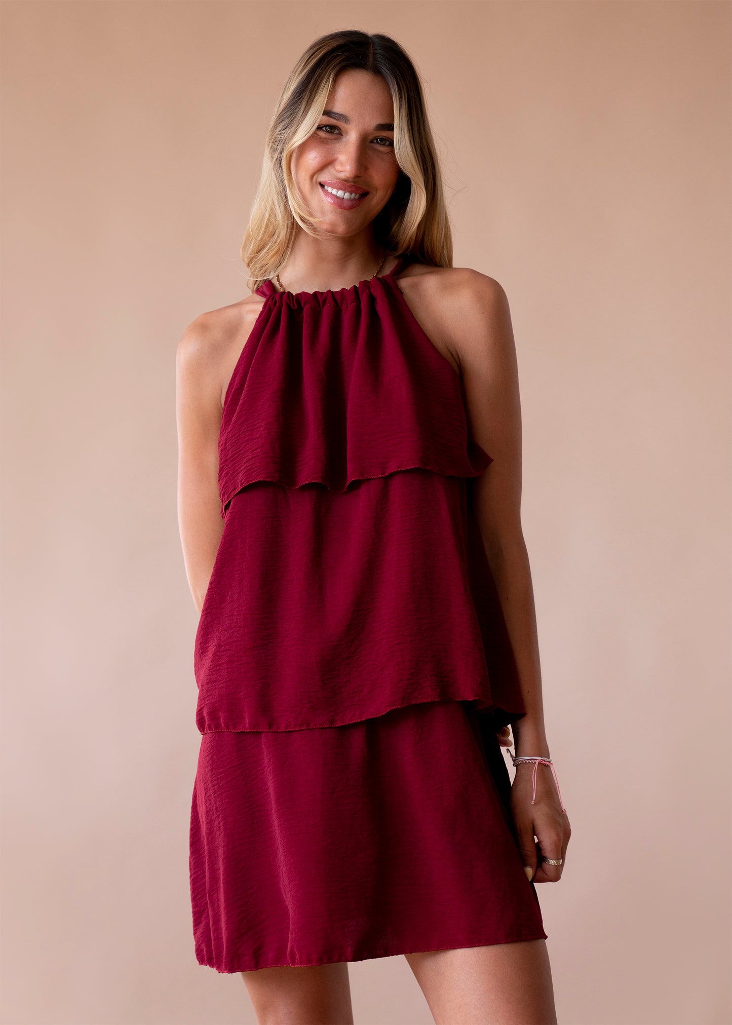 Vestido Sasha volants curt