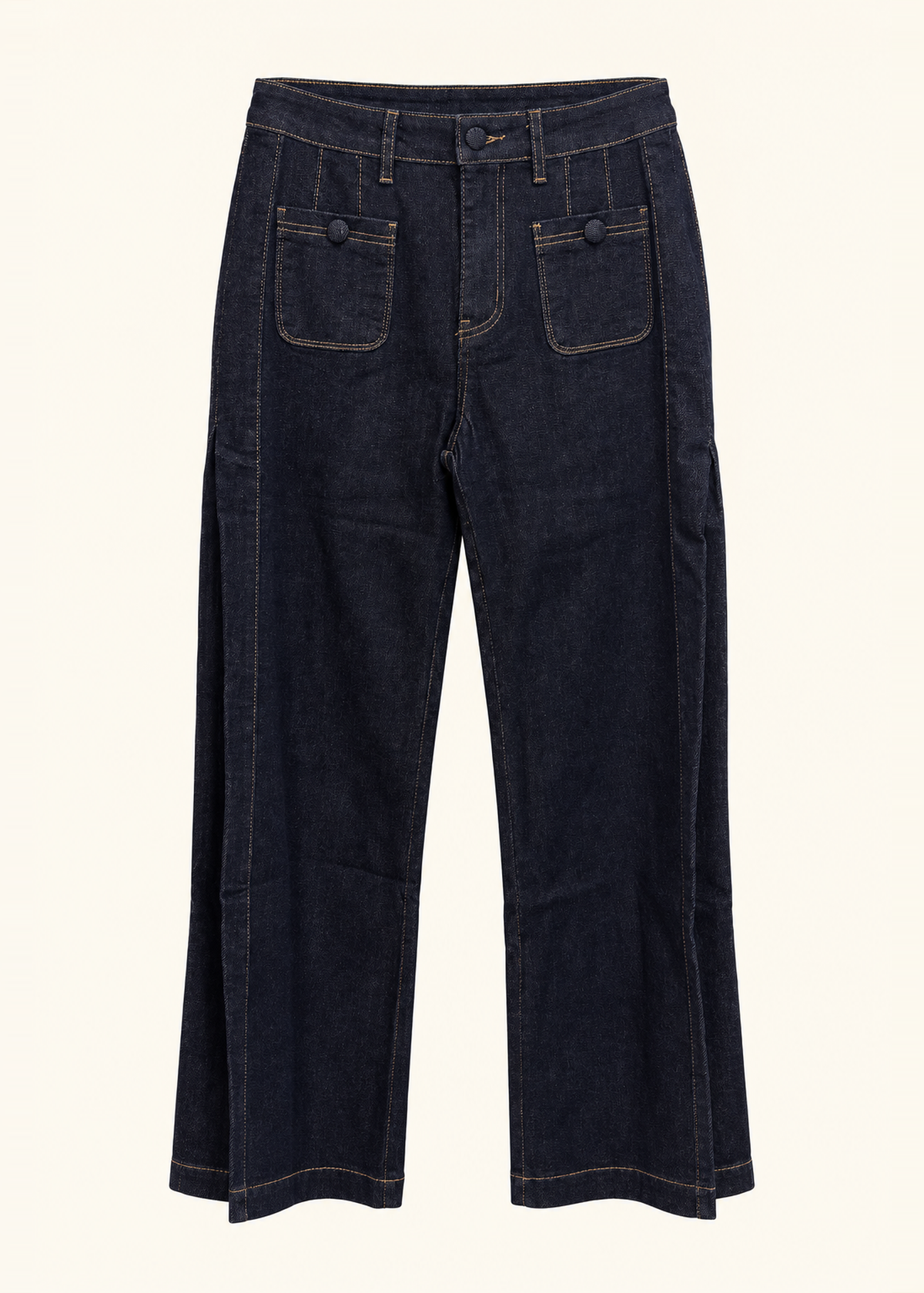 Jeans bolsillos anchos