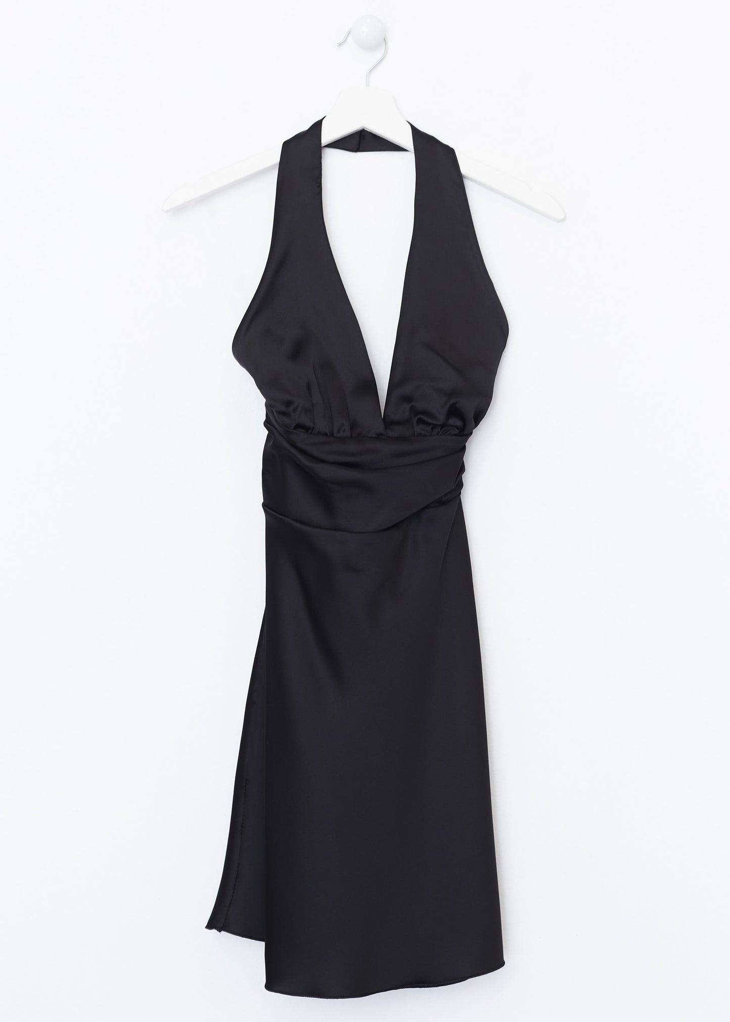 Short satin dress