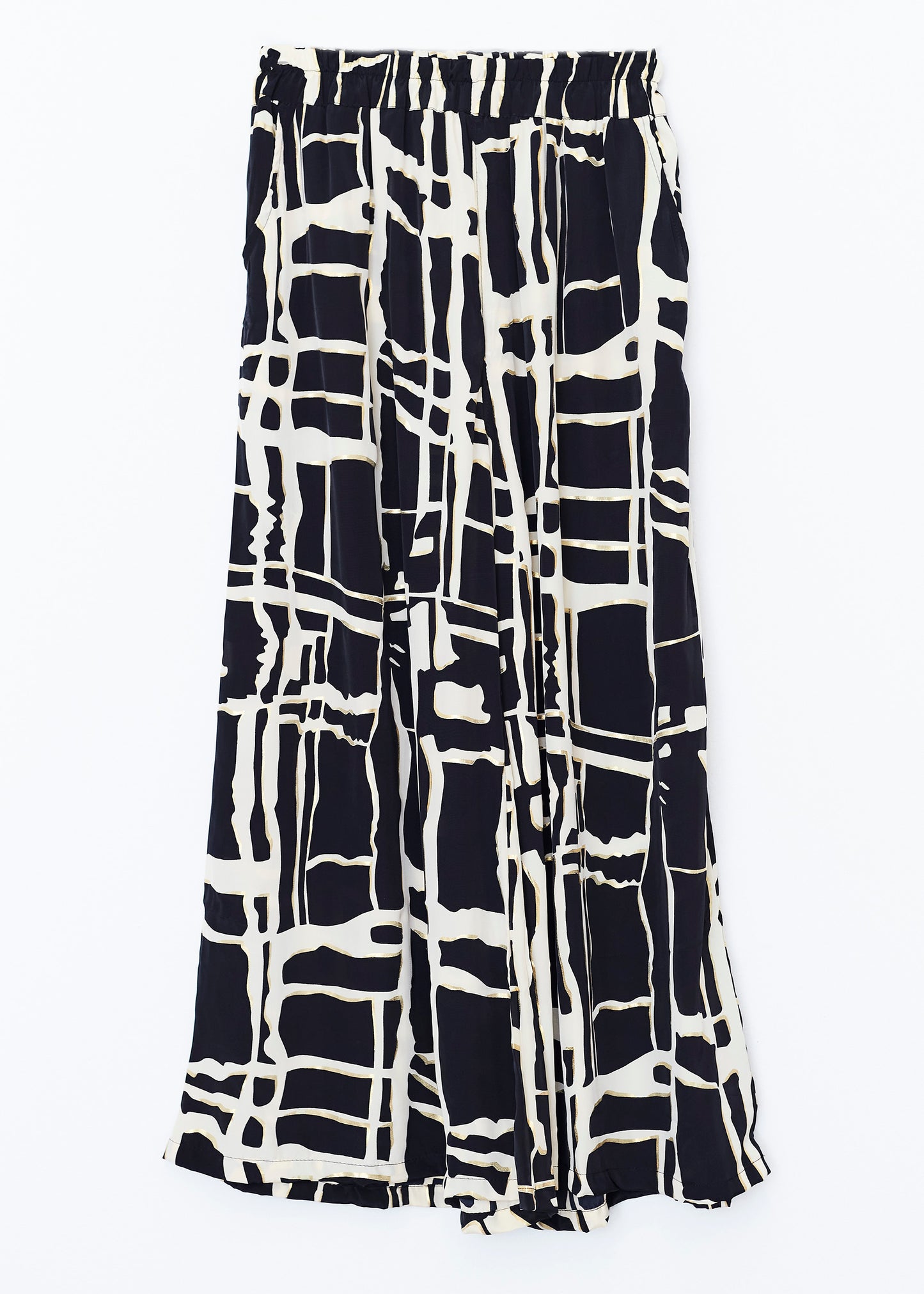 Printed fluid pants