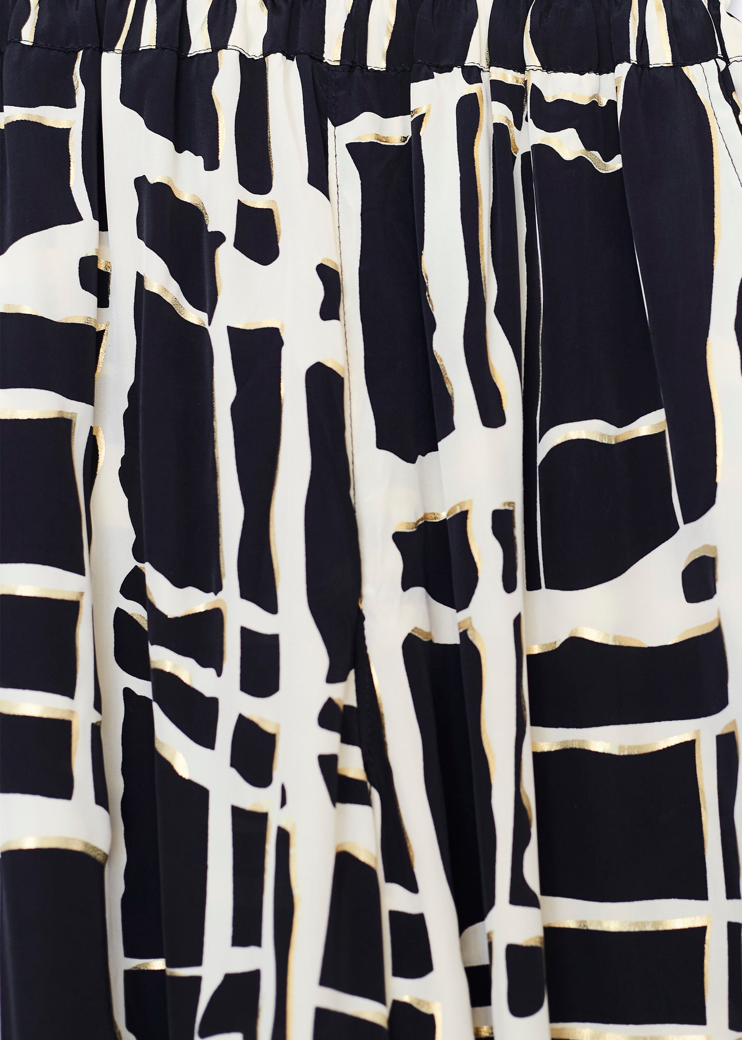Printed fluid pants