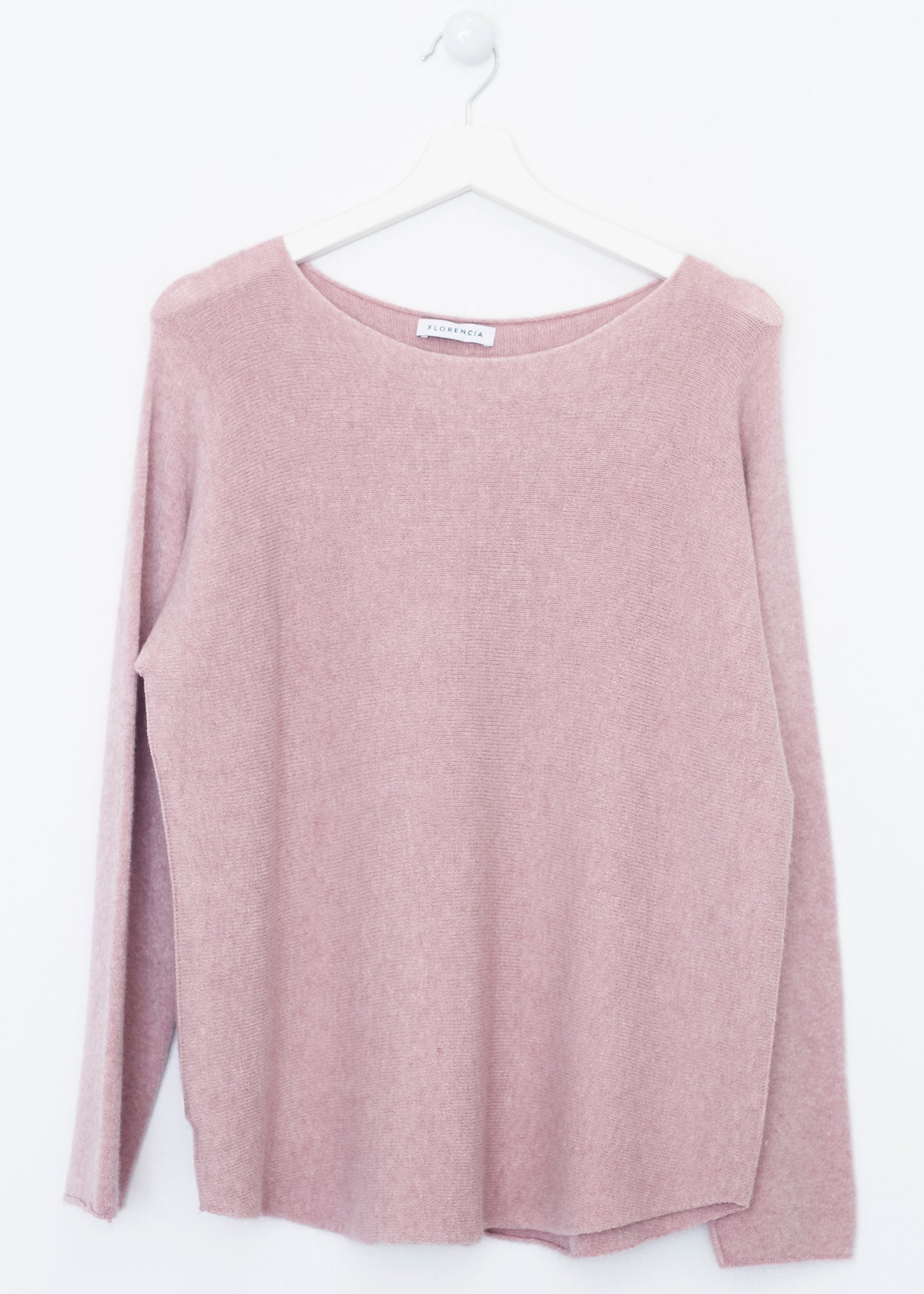 Jersey sin costuras cuello redondo