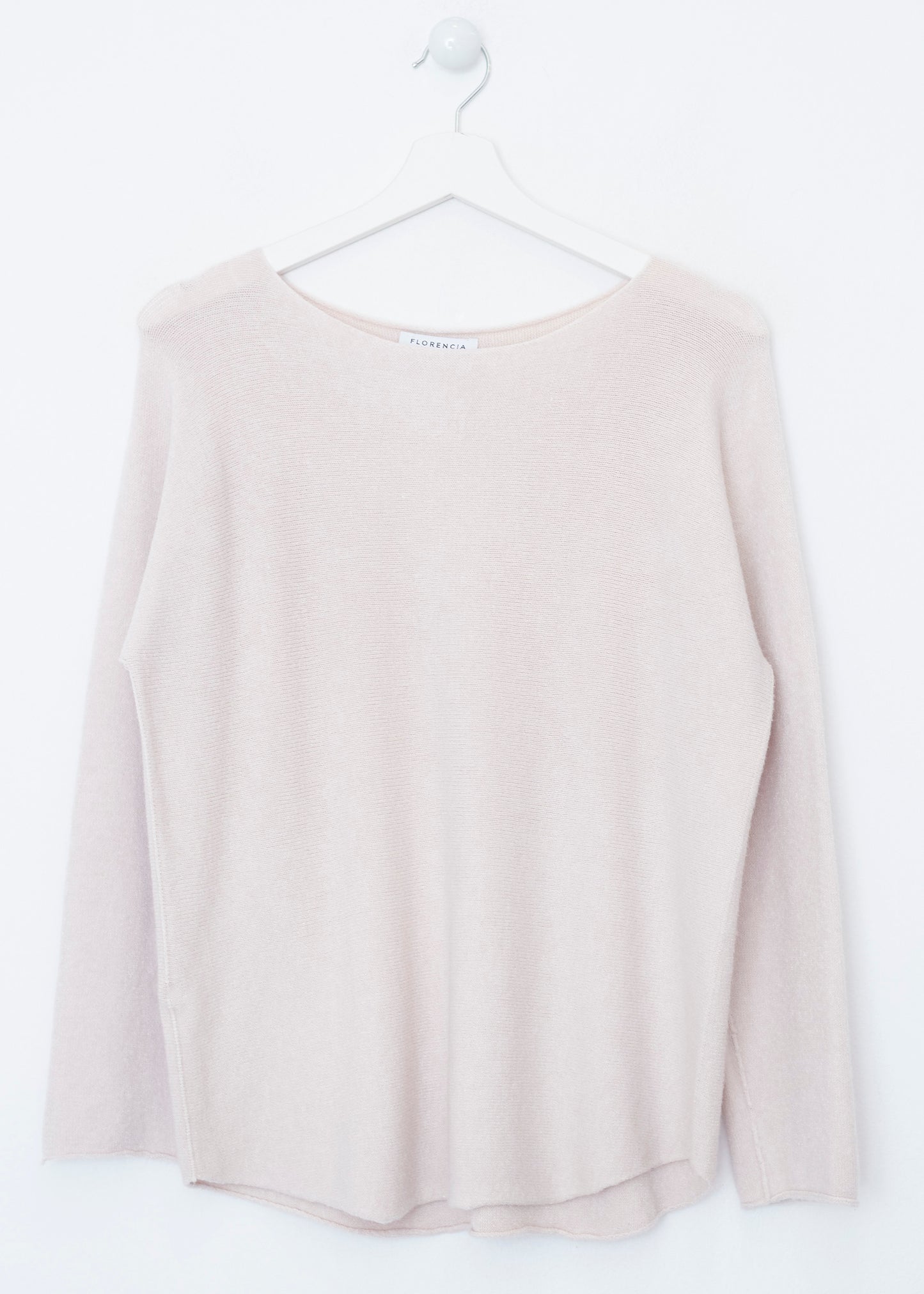 Jersey sin costuras cuello redondo