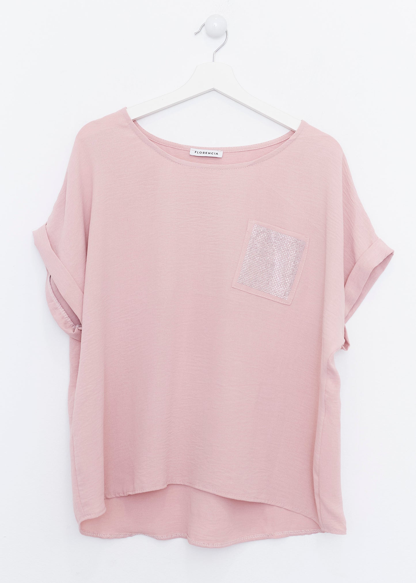 Sparkly pocket blouse