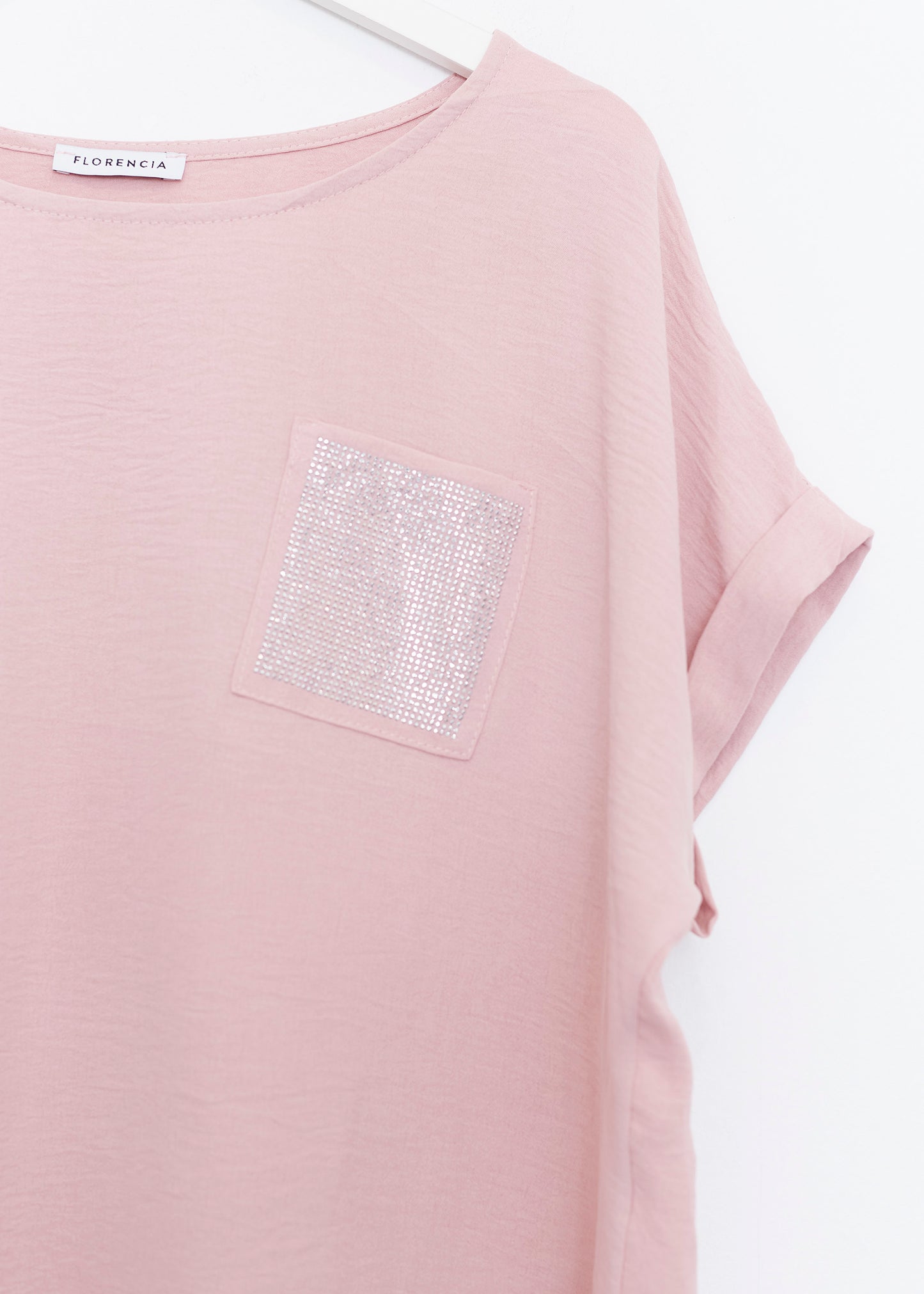 Sparkly pocket blouse
