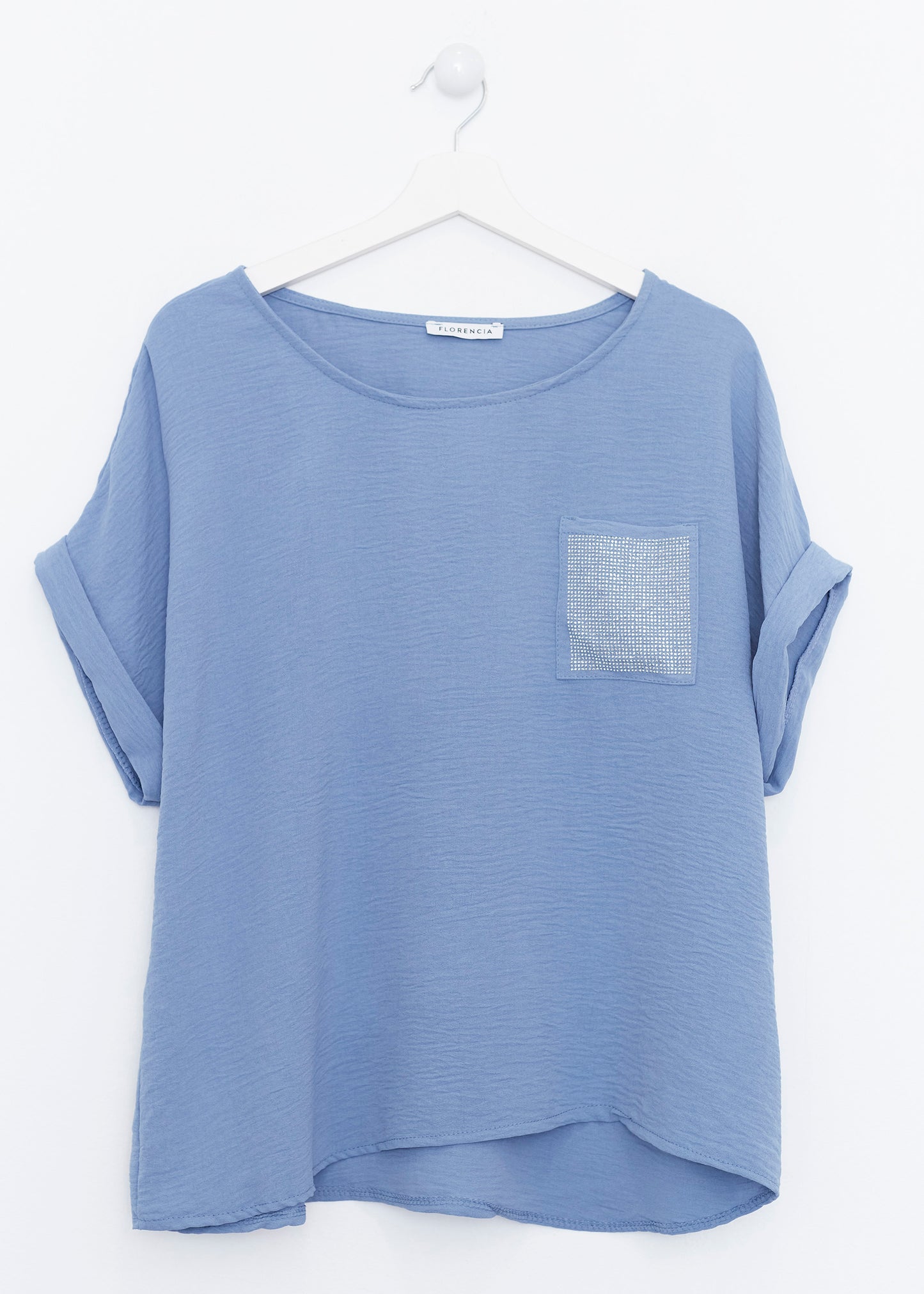 Sparkly pocket blouse