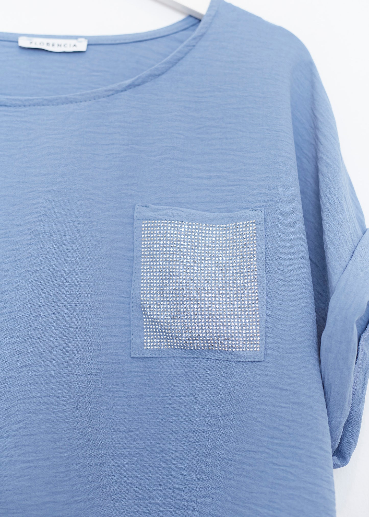 Sparkly pocket blouse