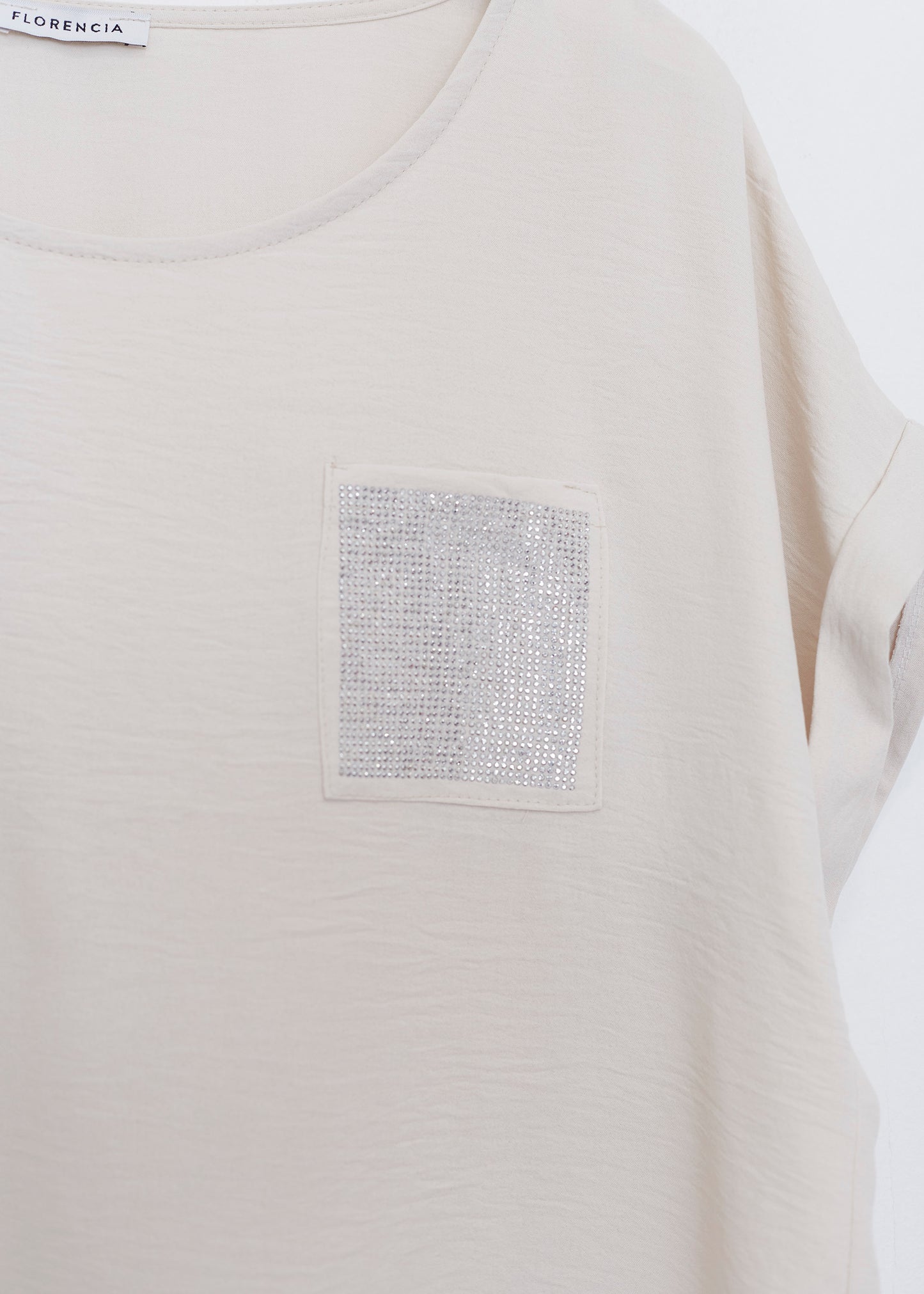 Sparkly pocket blouse
