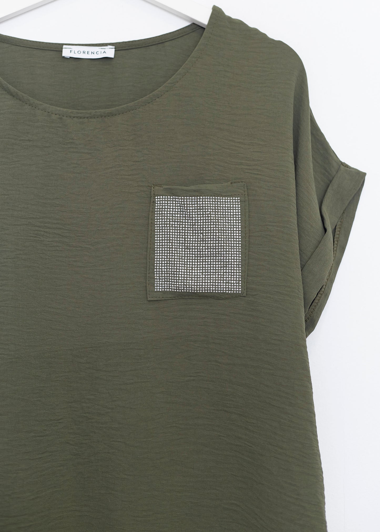 Sparkly pocket blouse