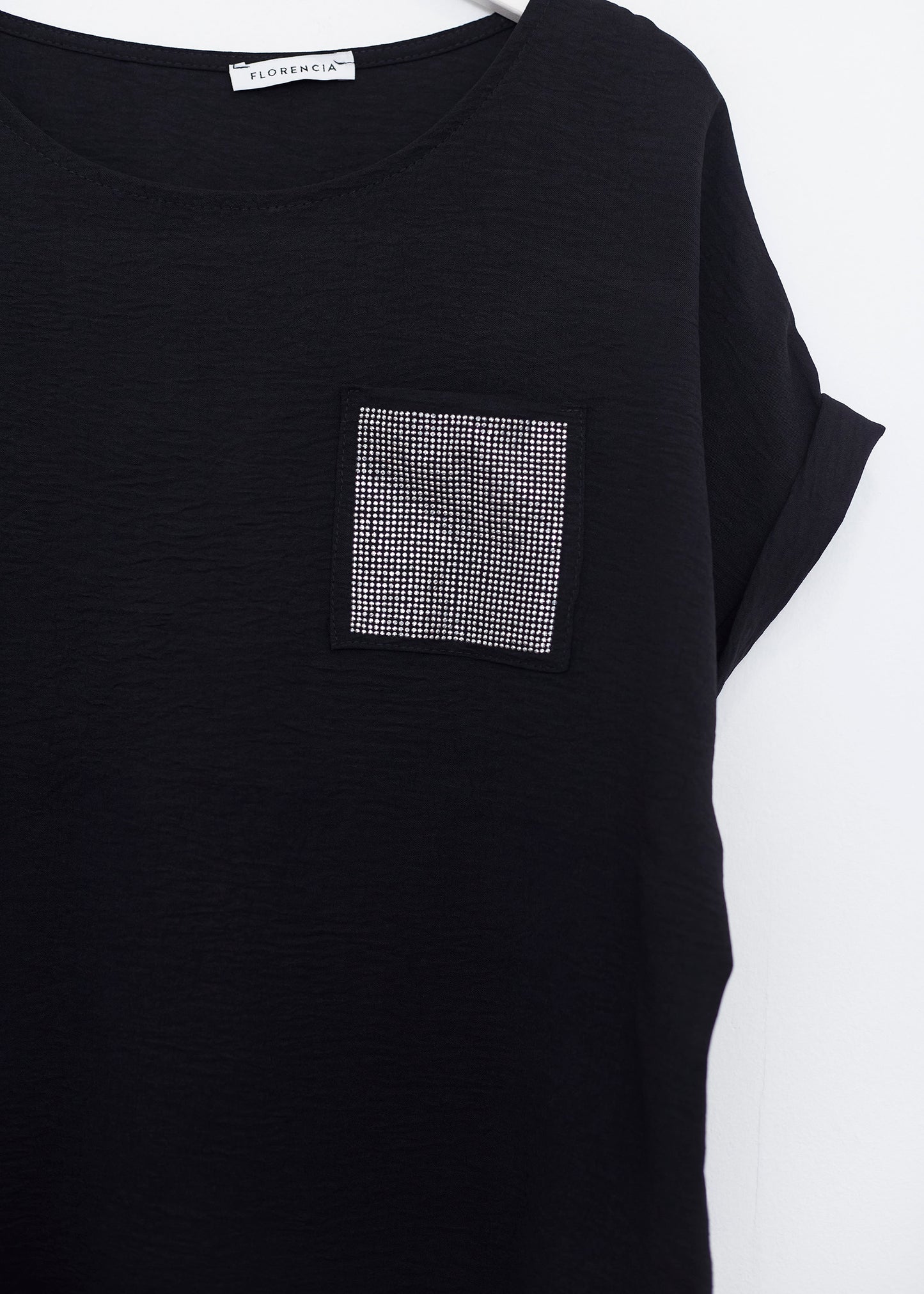 Sparkly pocket blouse