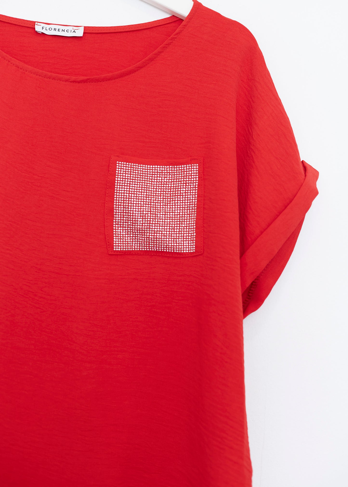 Sparkly pocket blouse