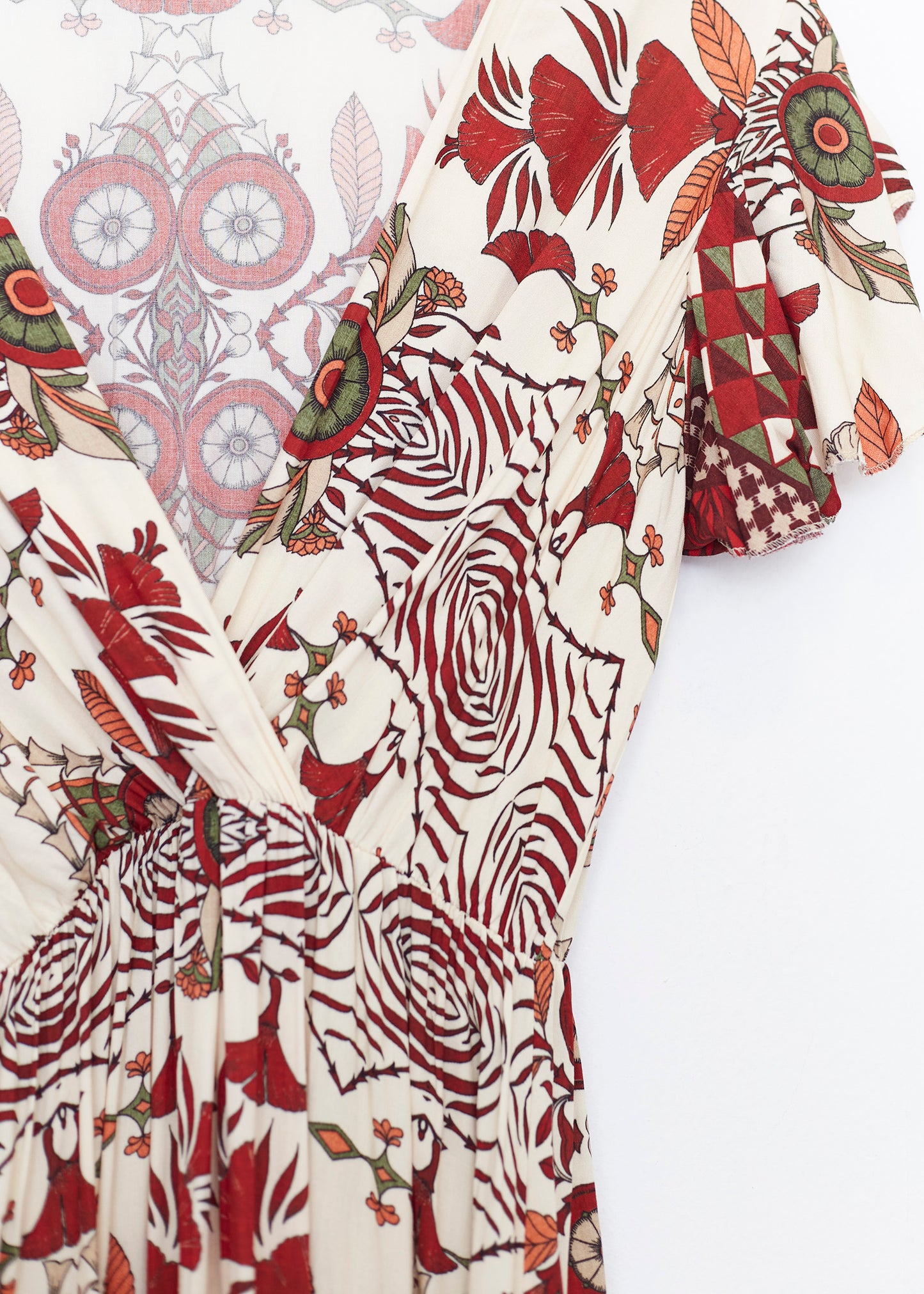 Floral wrap dress