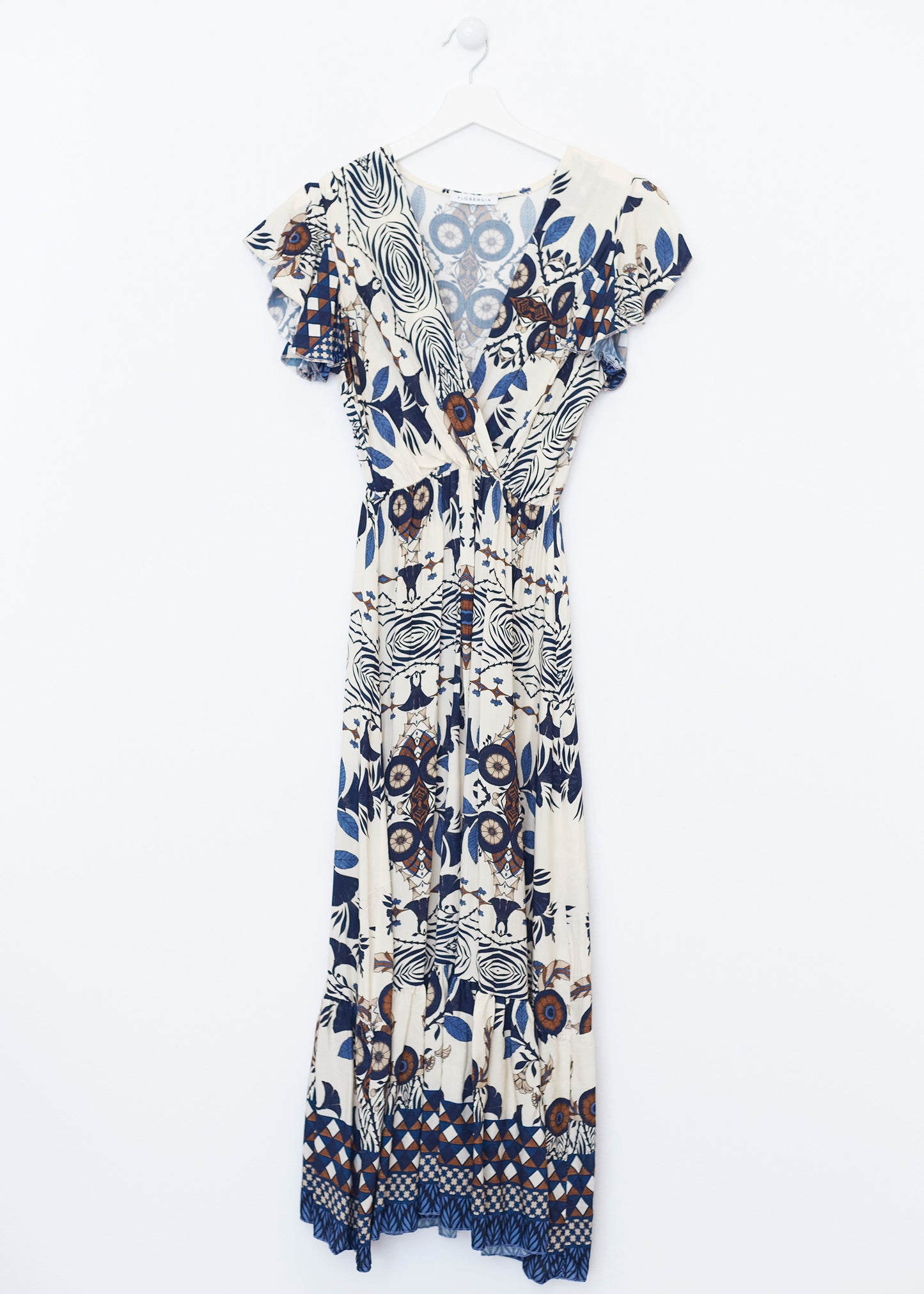 Floral wrap dress