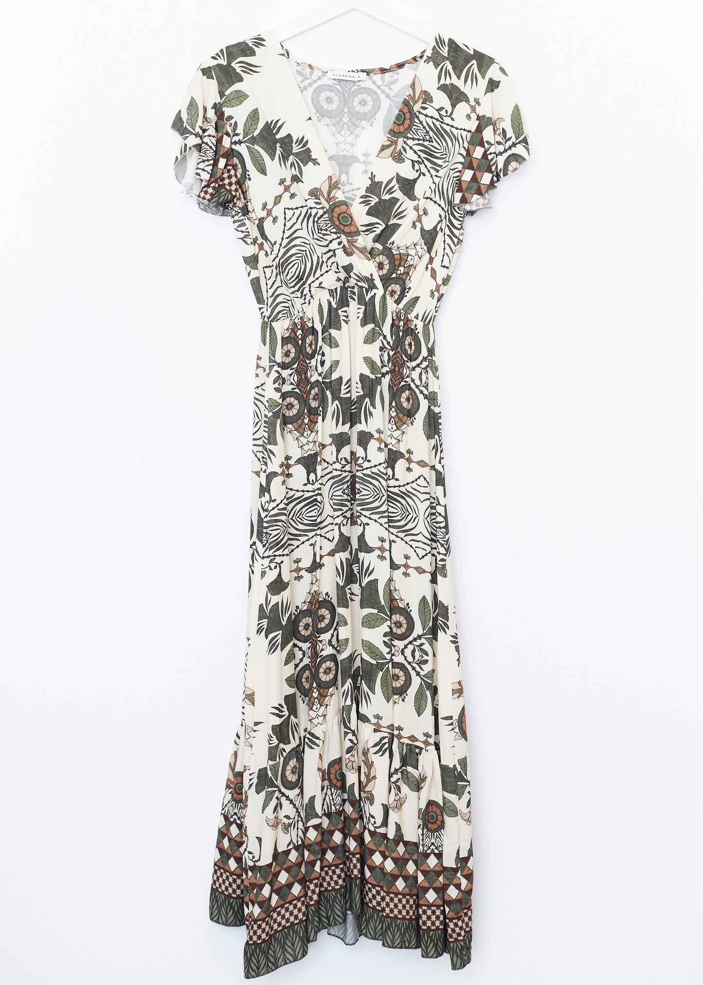Floral wrap dress