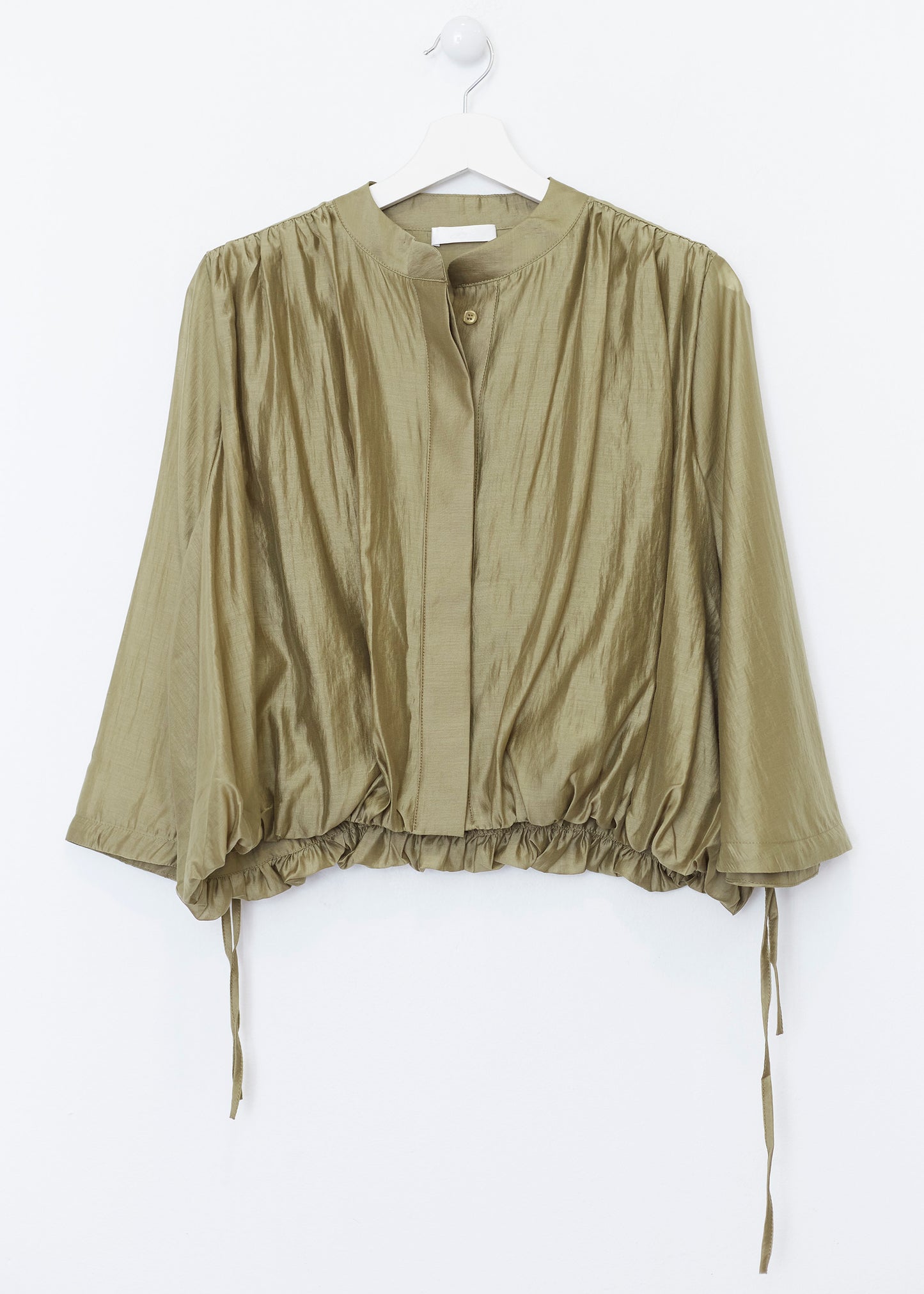 Blusa organza abullonada