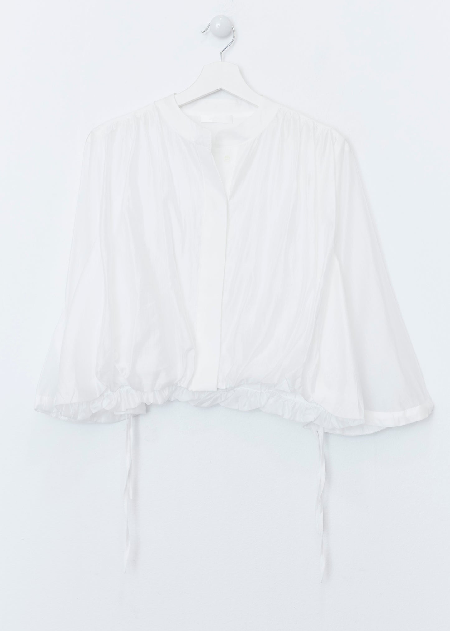 Blusa organza abullonada