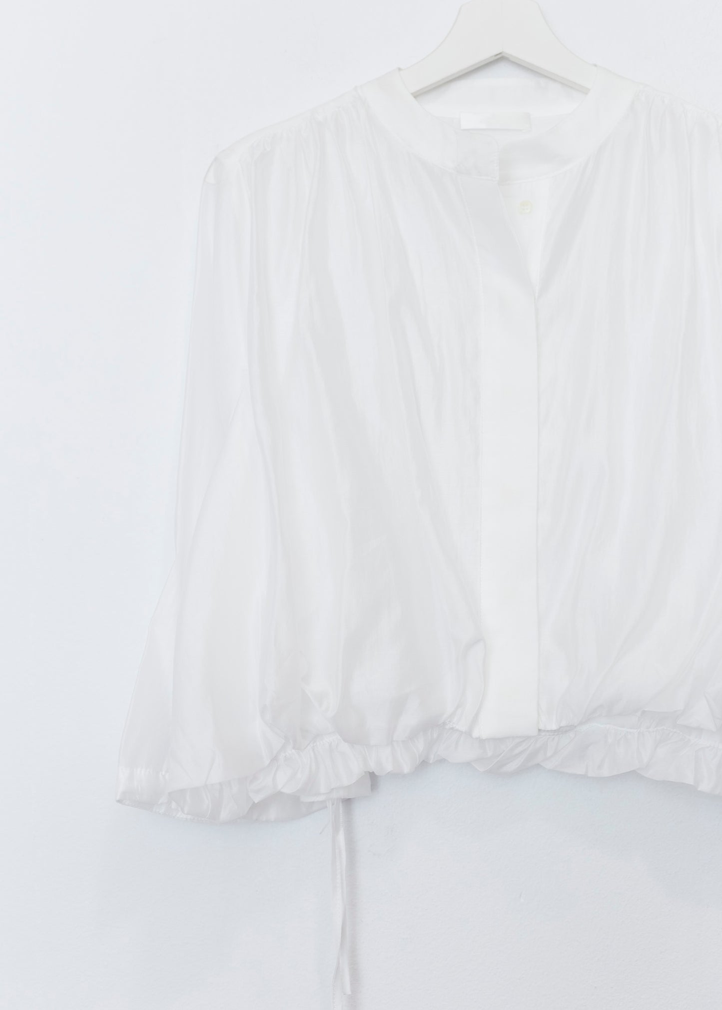 Blusa organza abullonada