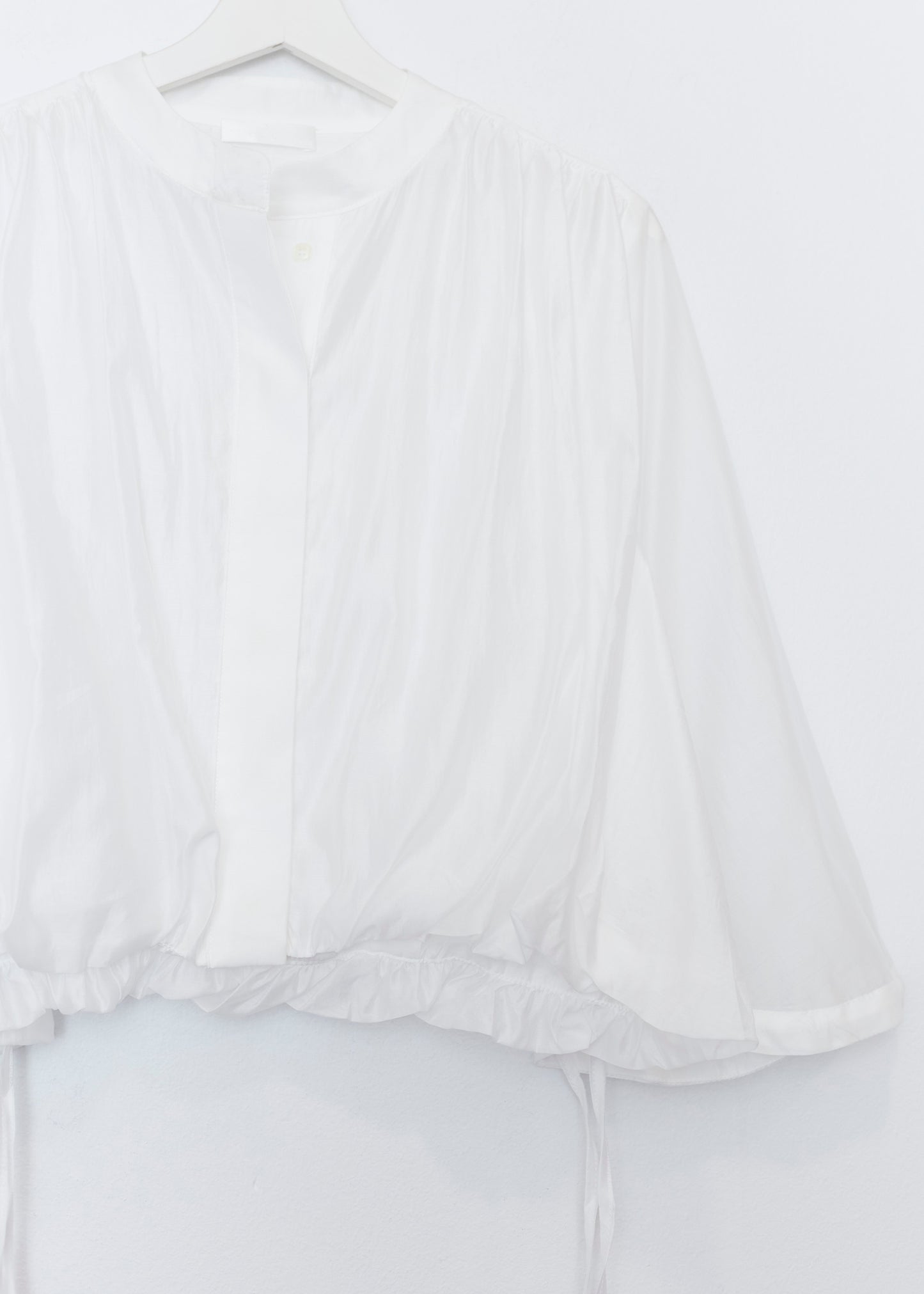 Blusa organza abullonada