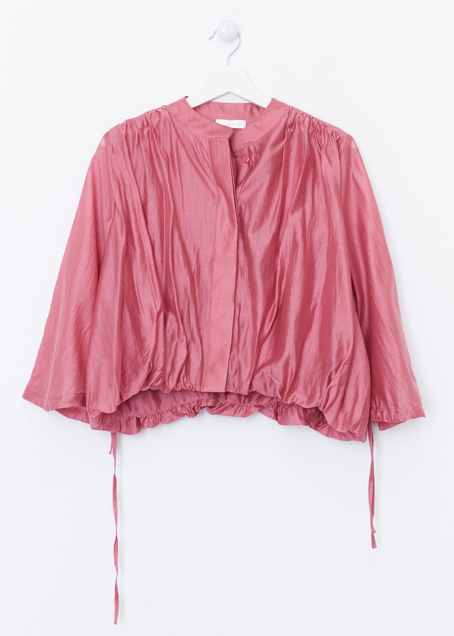 Blusa organza abullonada