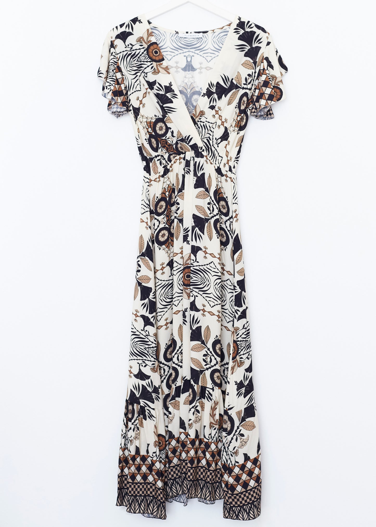 Floral wrap dress