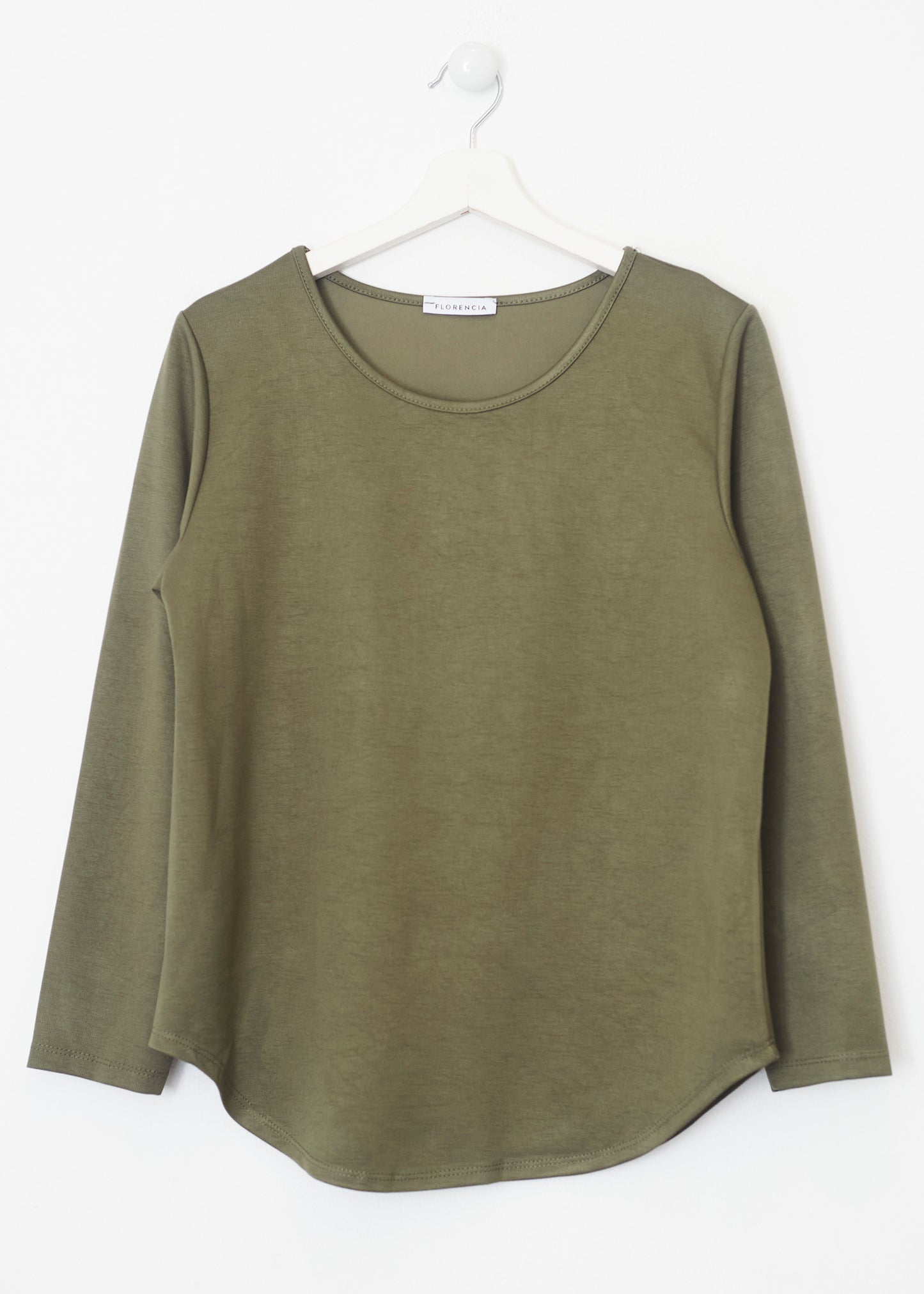 Camiseta básica cuello redondo
