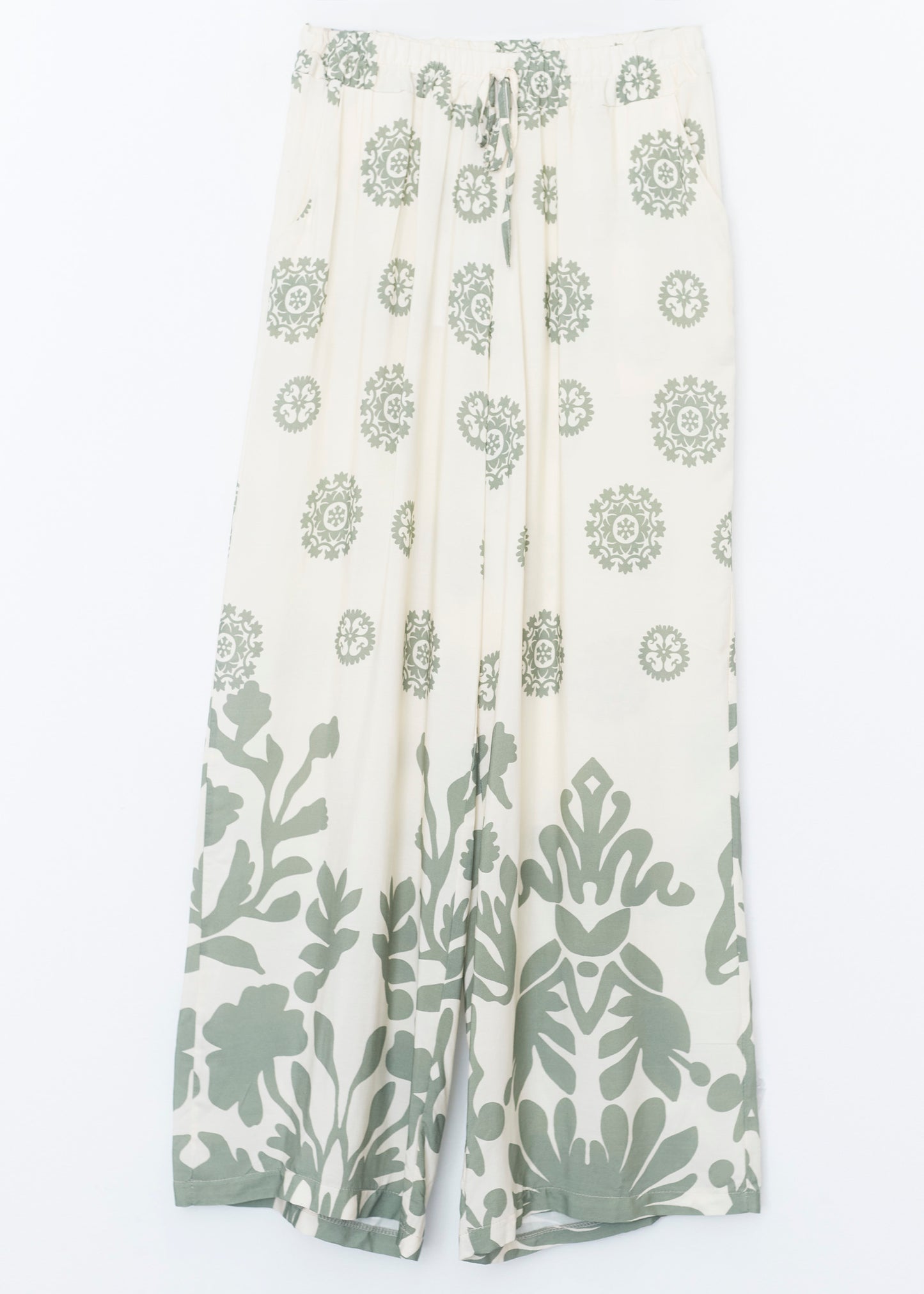 Navy palazzo pants