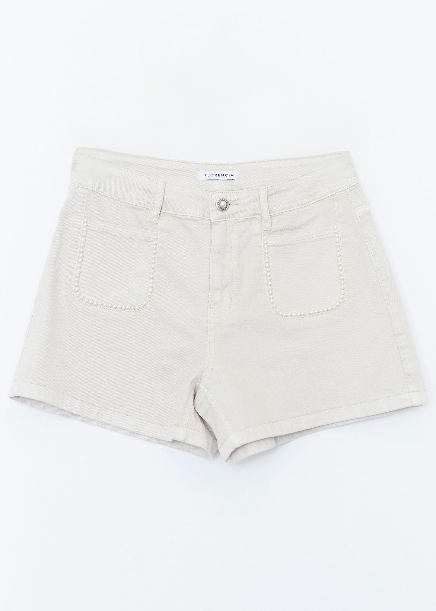Short denim perlas