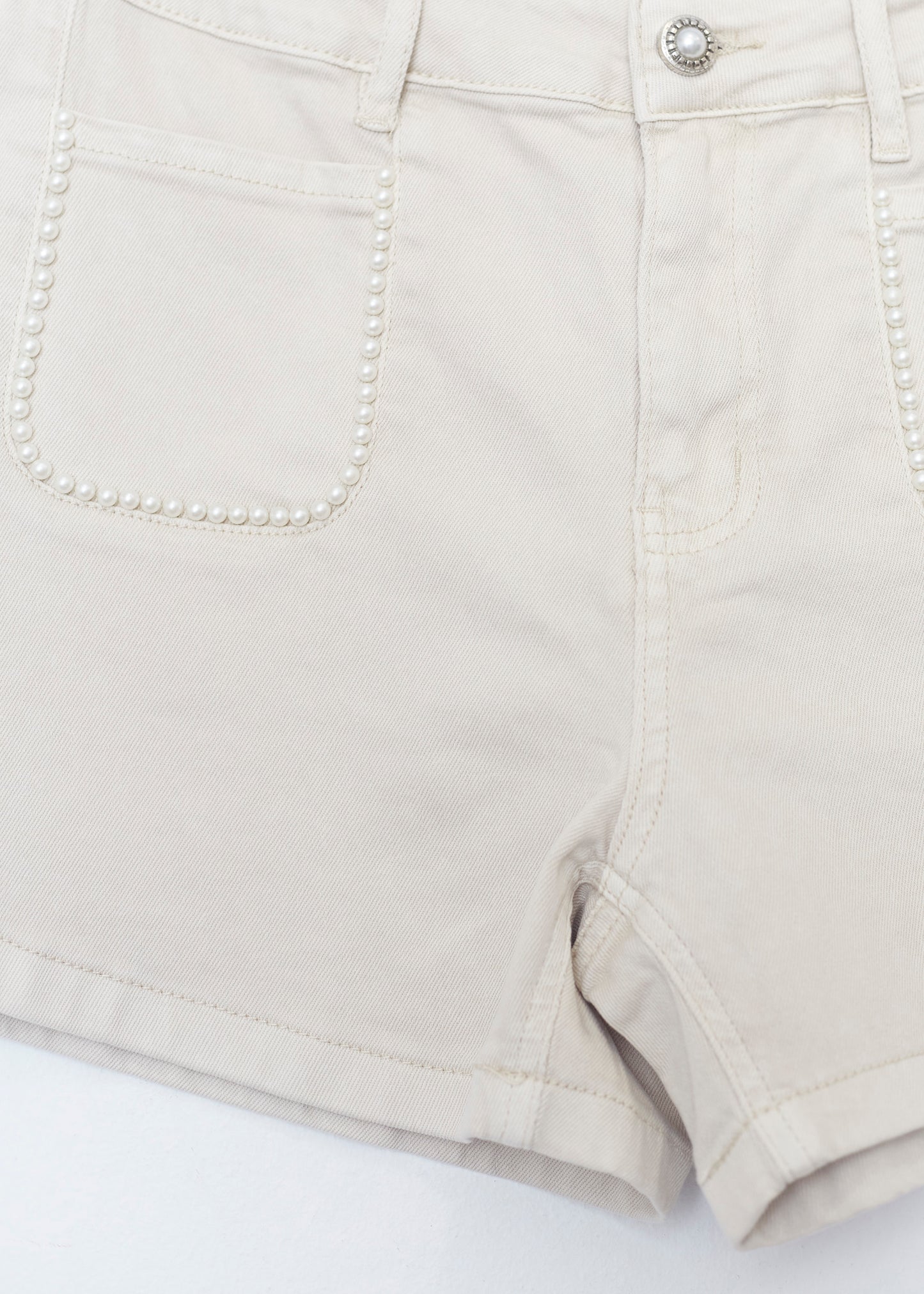 Short denim perlas