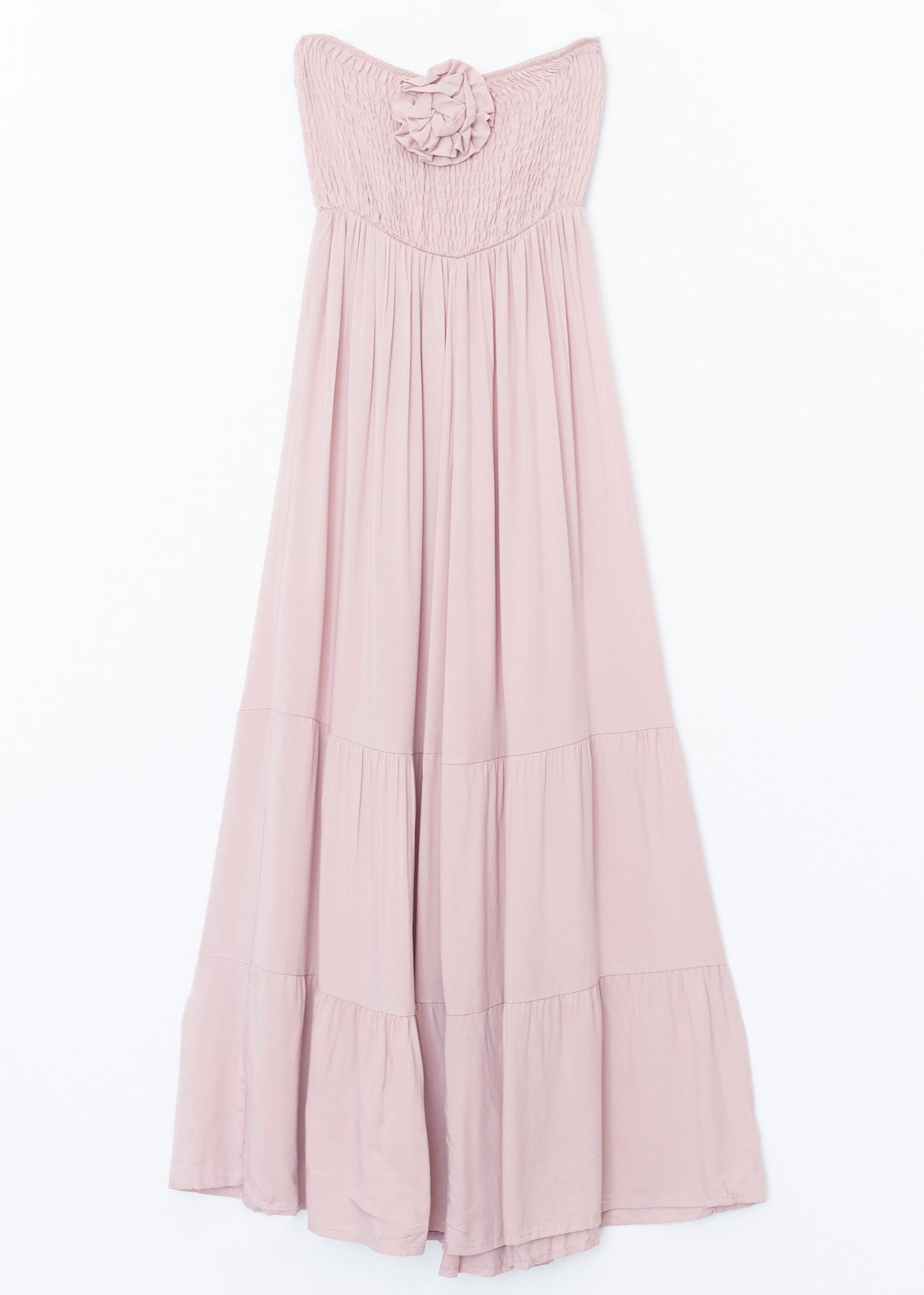 Ruched flower dress