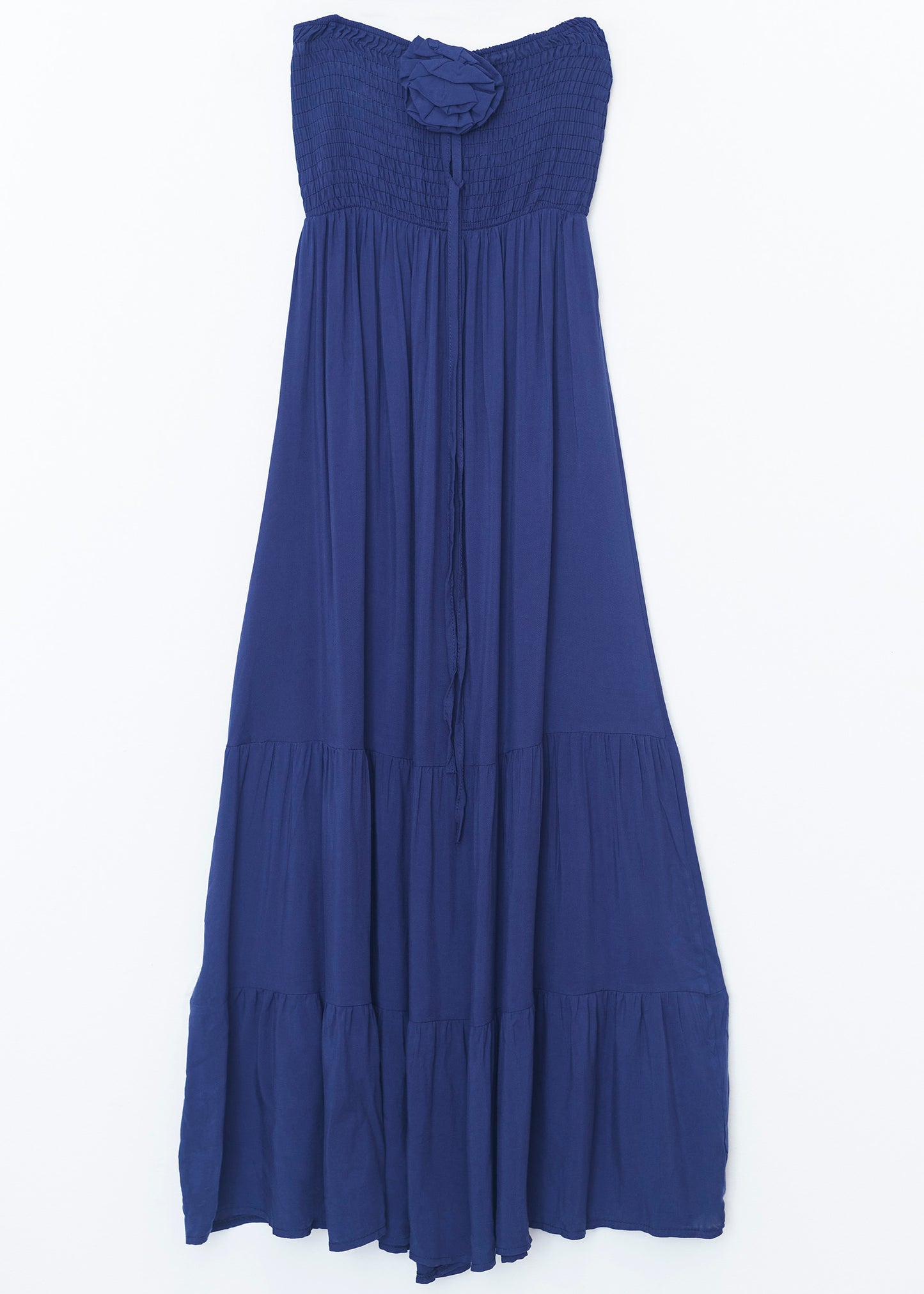 Ruched flower dress