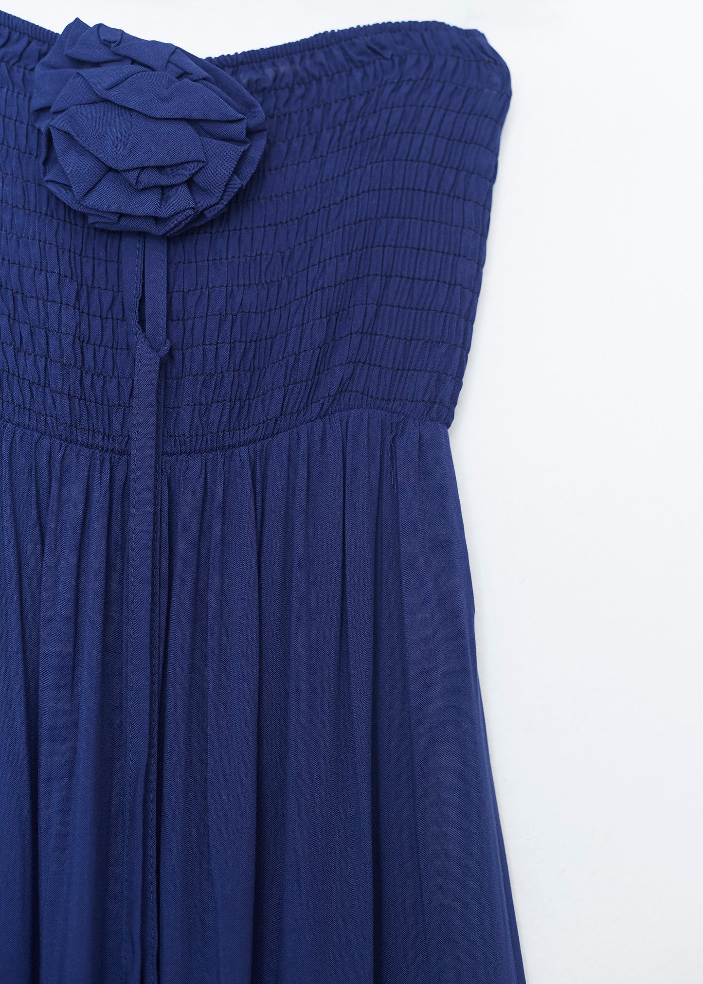Ruched flower dress