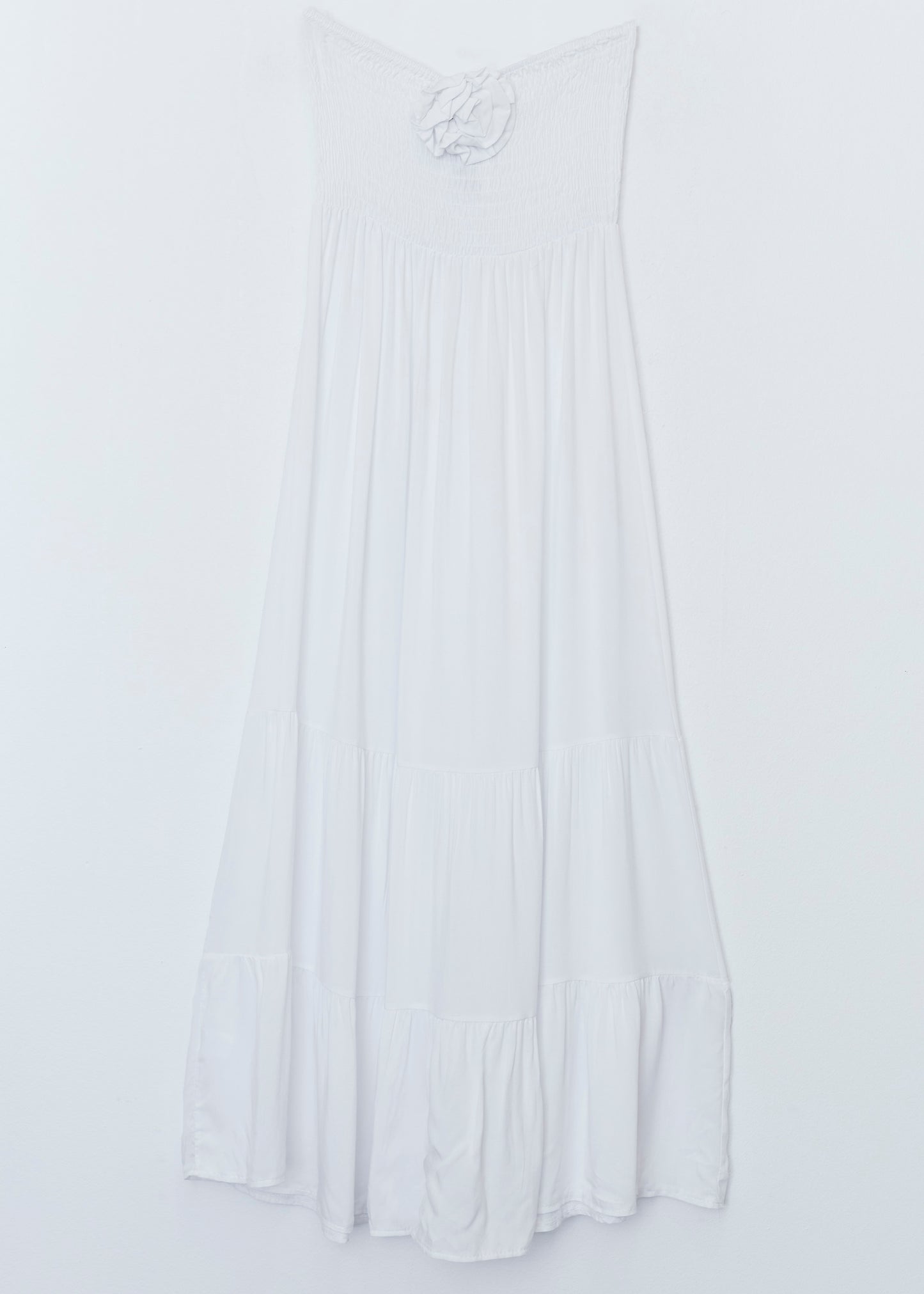 Ruched flower dress
