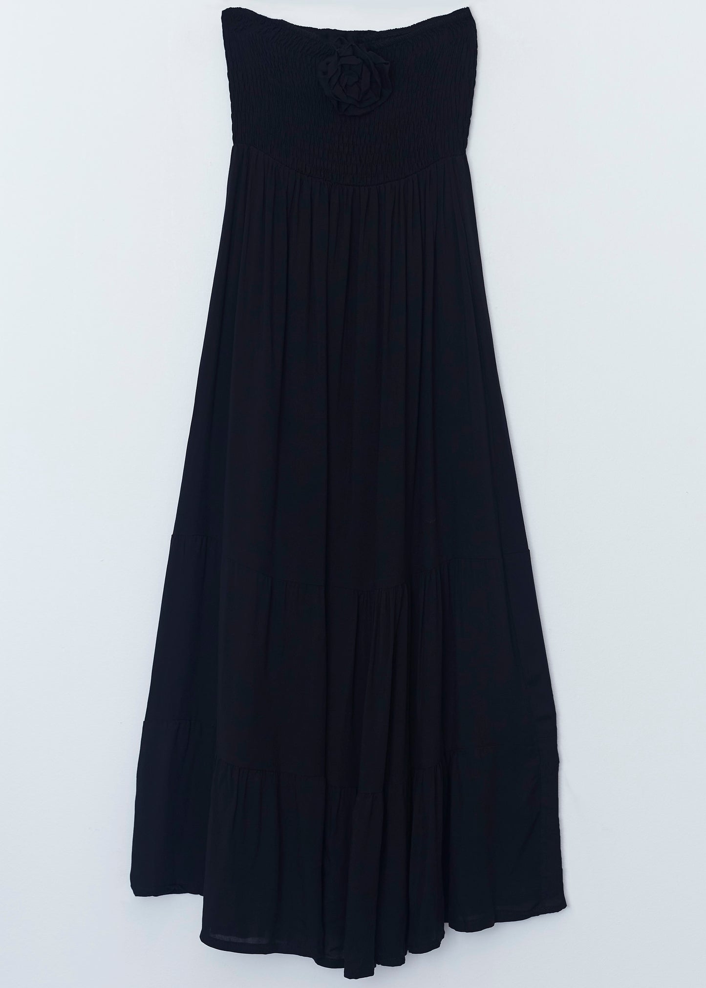 Ruched flower dress