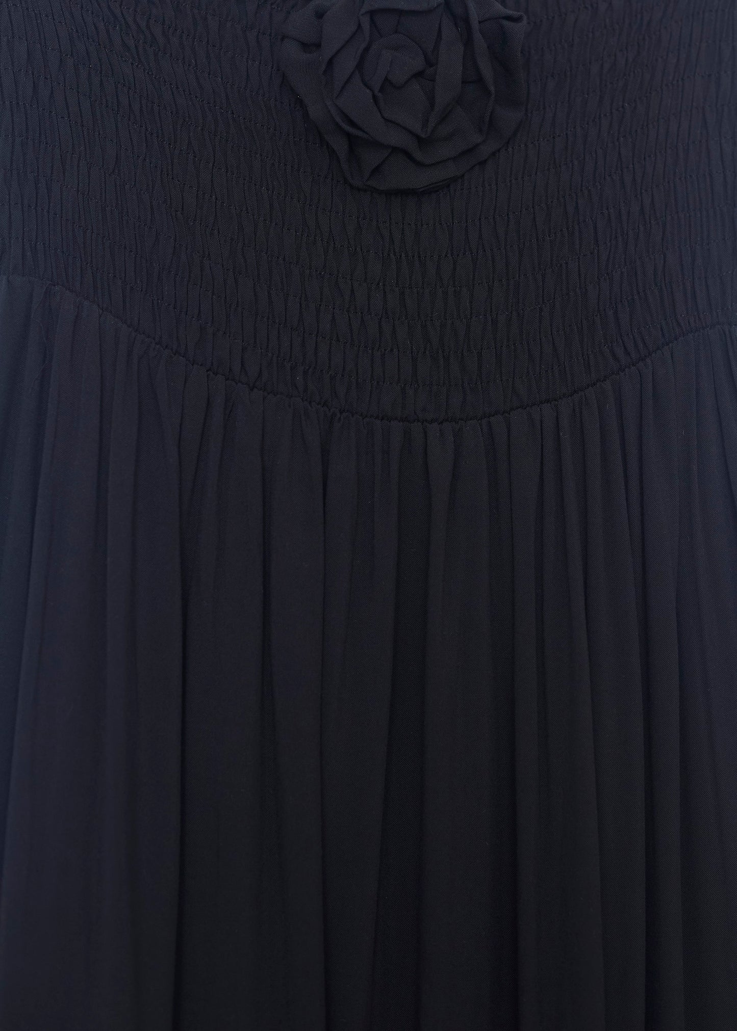 Ruched flower dress