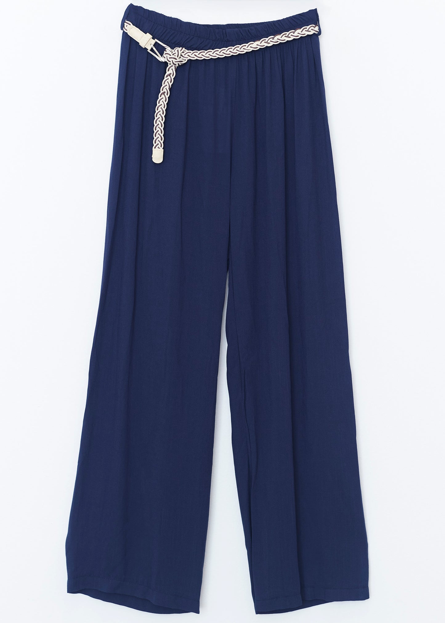Pantalones palazzo textura