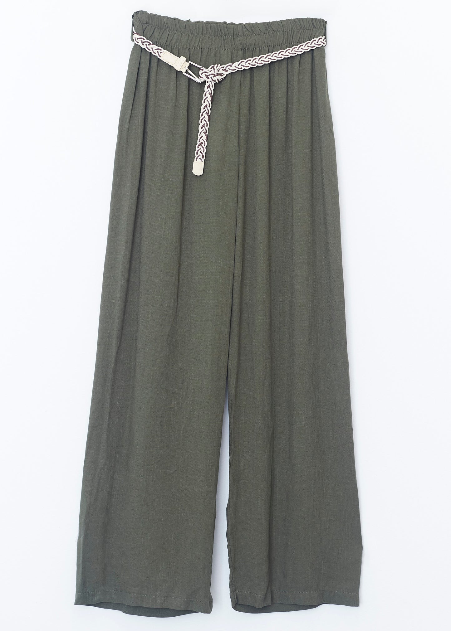 Pantalones palazzo textura