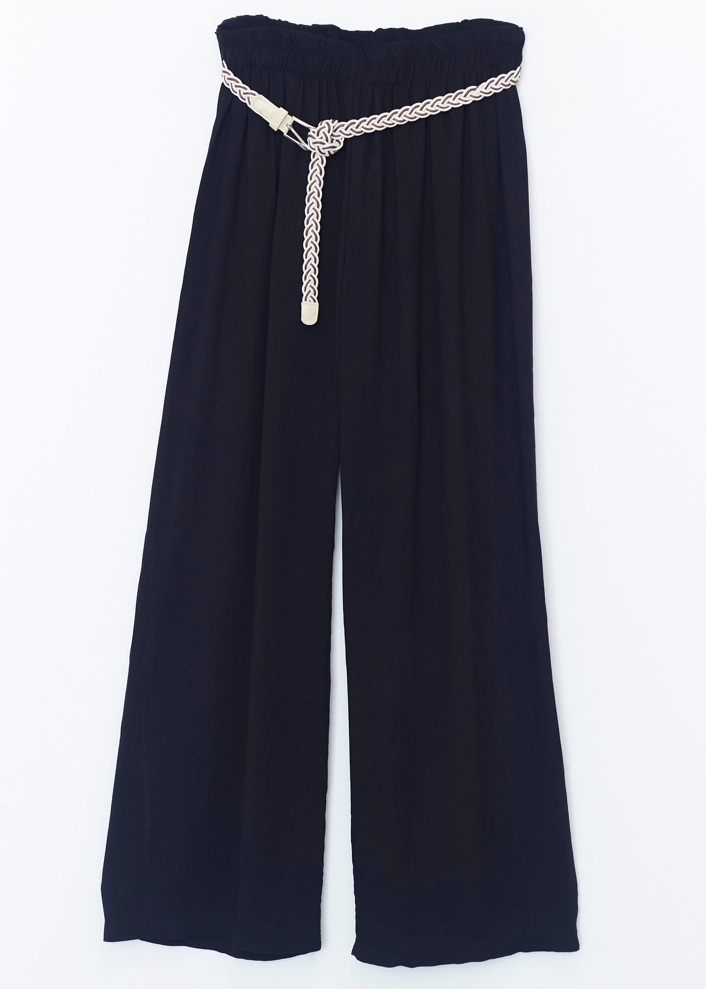 Pantalones palazzo textura