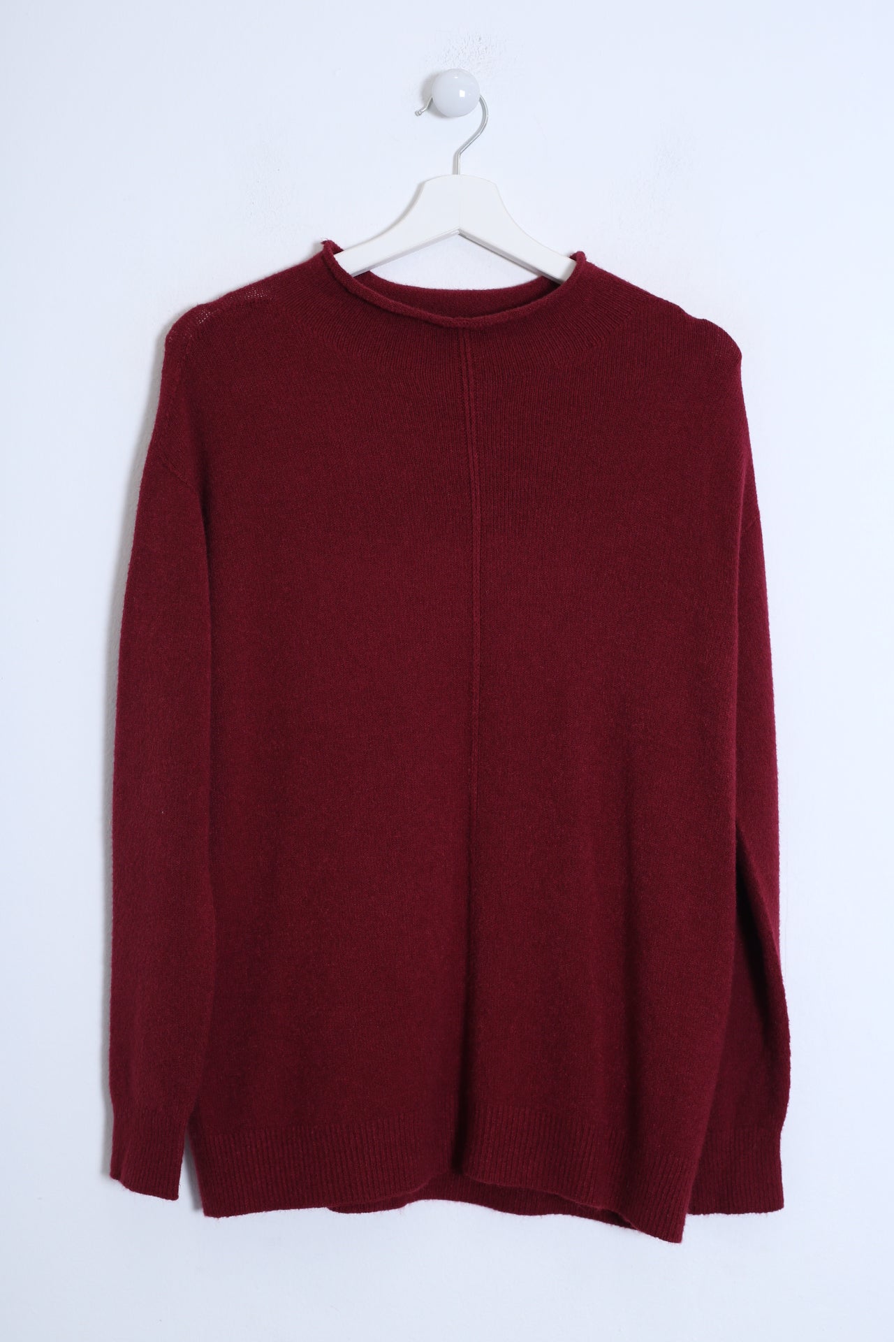Jersey sin costuras cuello subido