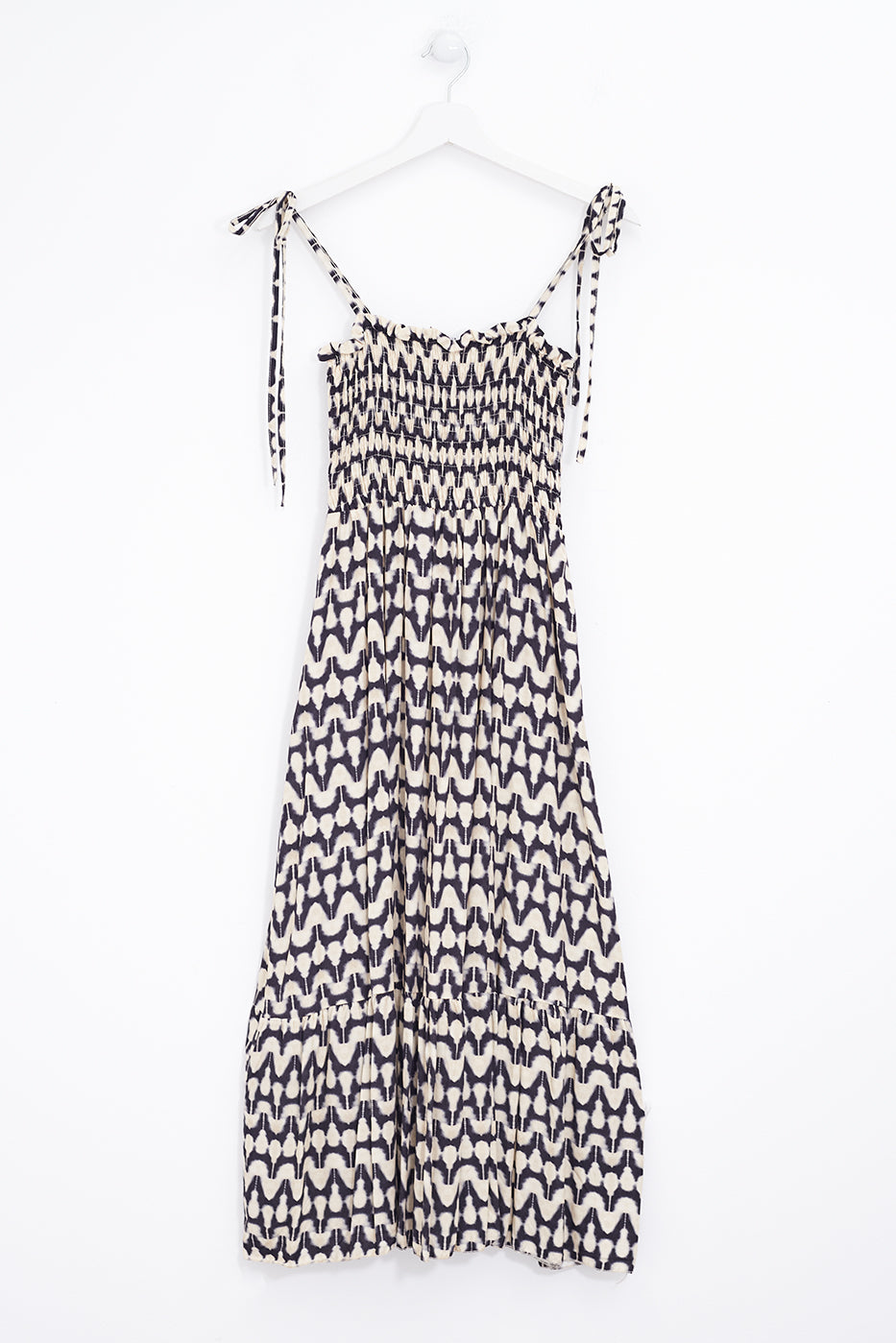 Vestido midi estampado