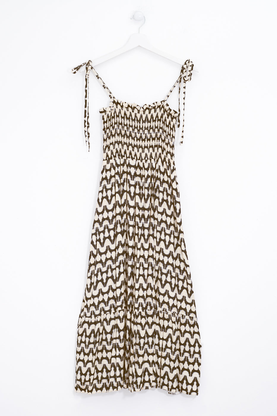 Vestido midi estampado
